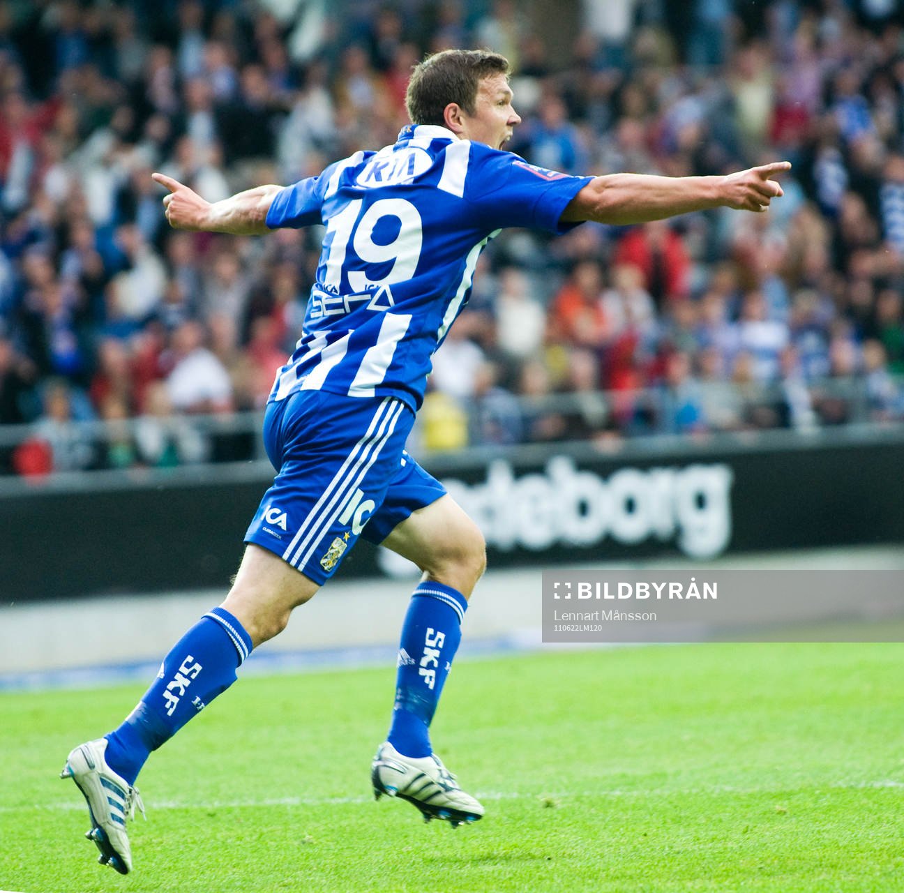 1-1 Hannes Stiller, Göteborg, jubel