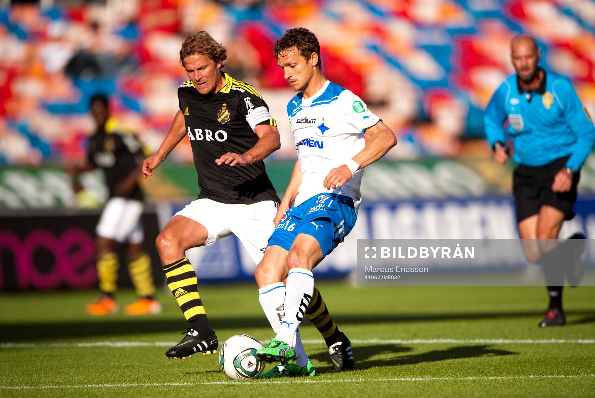 Daniel Tjernström, AIK och Shpetim Hasani, Norrköping