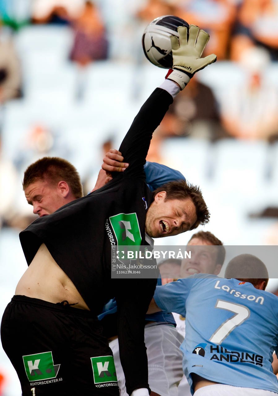 Mattias Hugosson, målvakt, Gefle, Pontus Jansson, Malmö FF