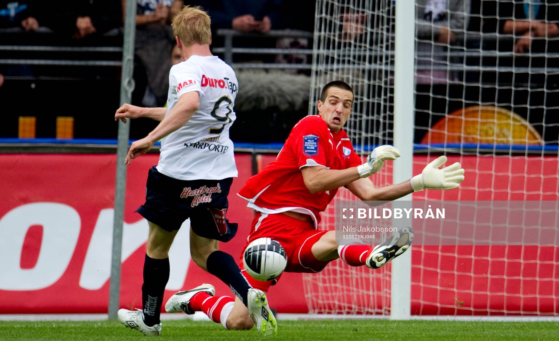 Jonathan Hellström, Gefle, Dusan Melichárek, mälvakt,