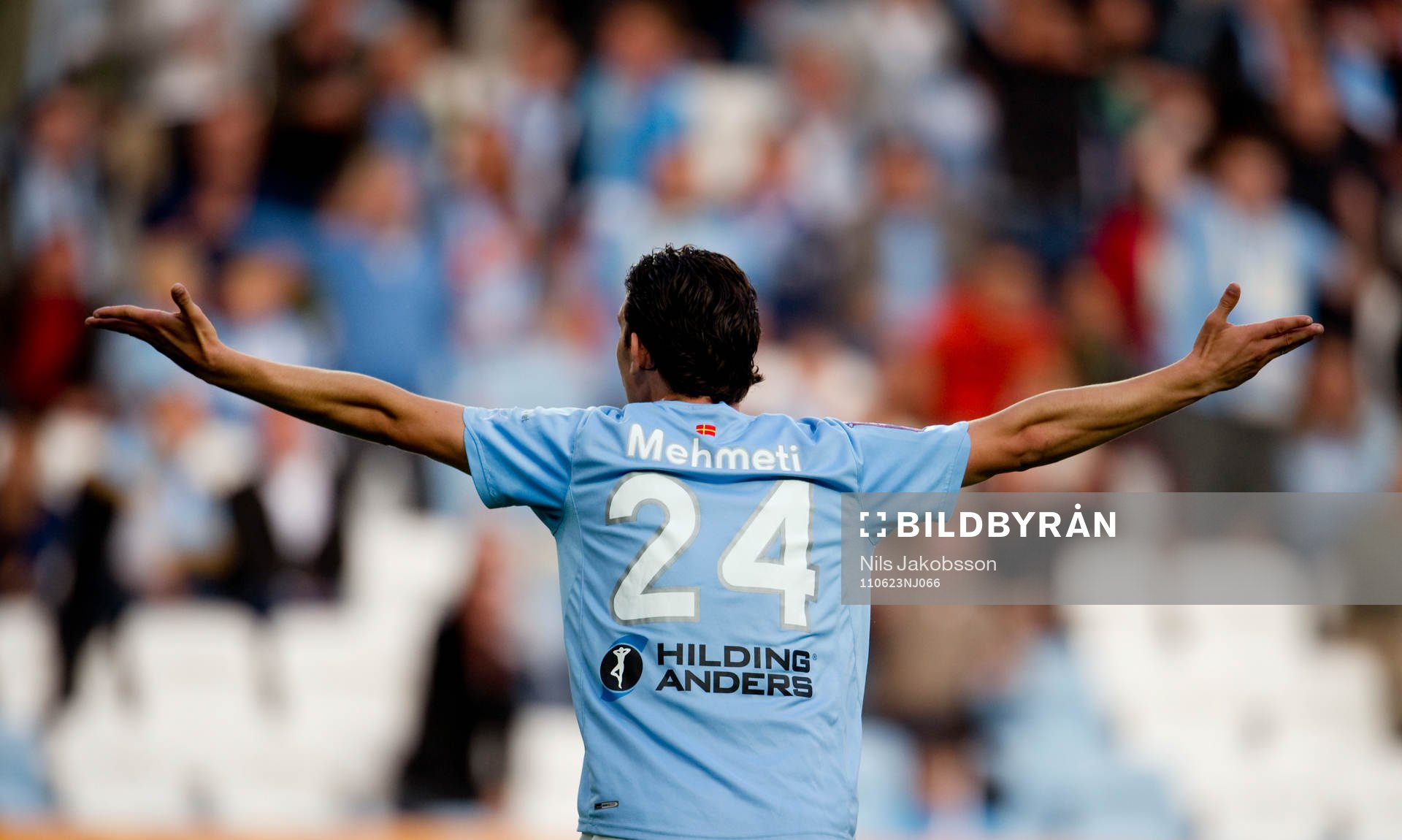 Agon Mehmeti, Malmö FF är arg på domaren