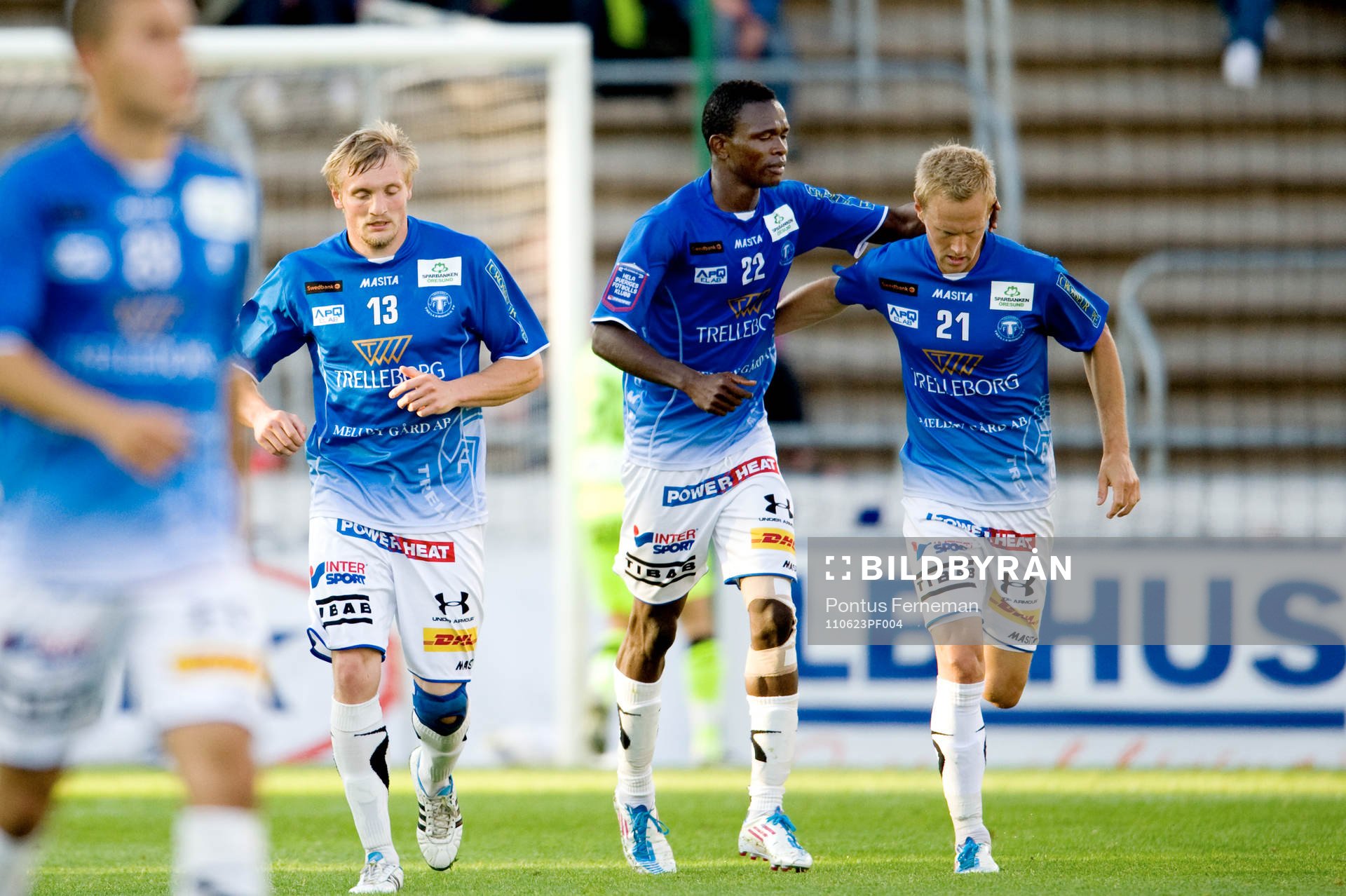 Fredrik Jensen, Ibrahim Koroma, Magnus Andersson,