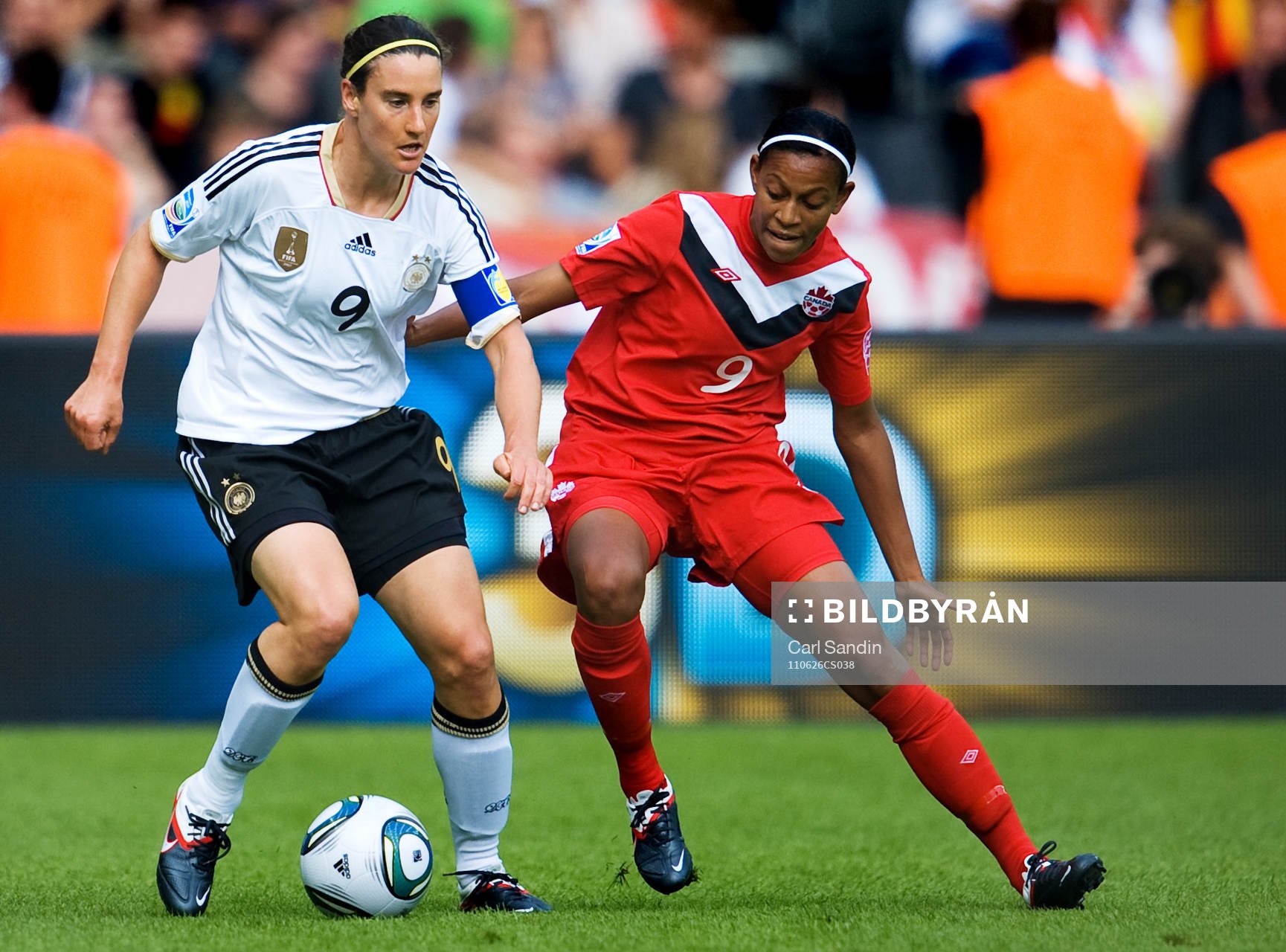 Birgit Prinz, Tyskland, Candace-Marie Chapman, Kanada