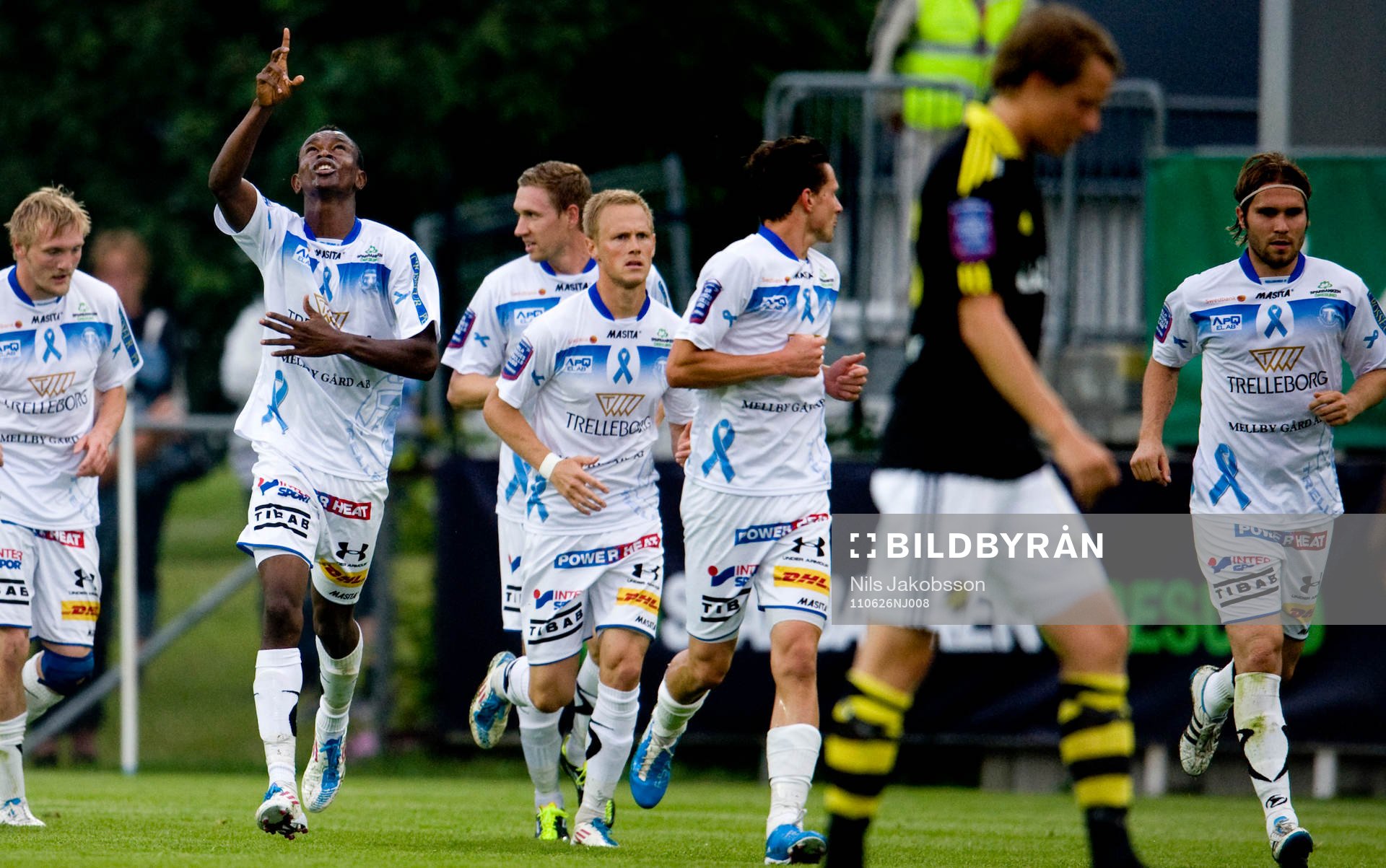  Ibrahim Koroma, Trelleborg jubel.