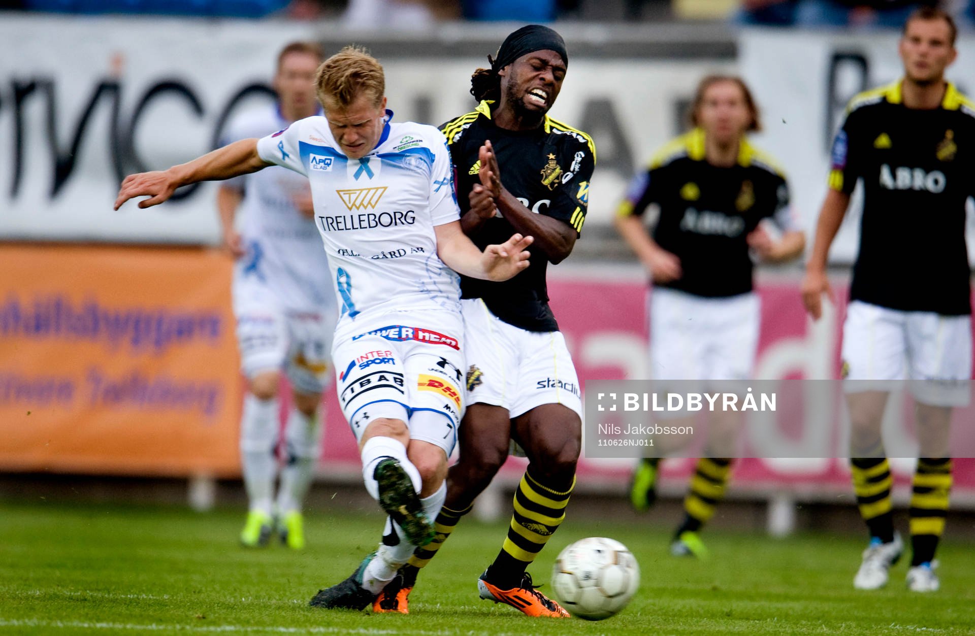 Joakim Nilssson, Trelleborg, Martin Kayongo Mutumba, AIK