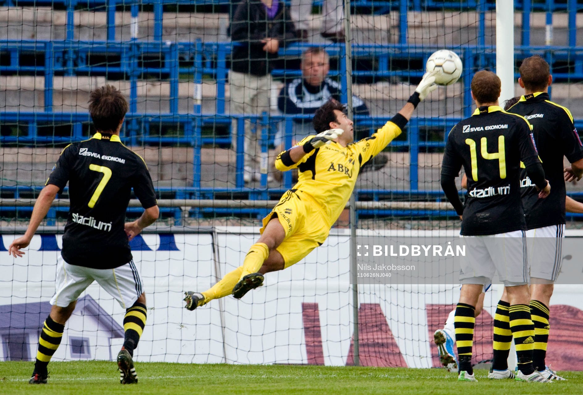 Kyriakos Stamatopoulos, målvakt, AIK släpper in 1-0