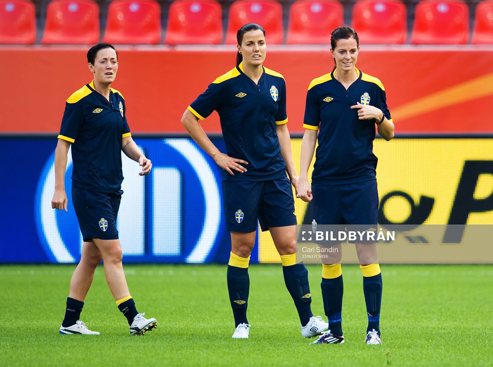 Therese Sjögran, Jessica Landström, Lotta Schelin