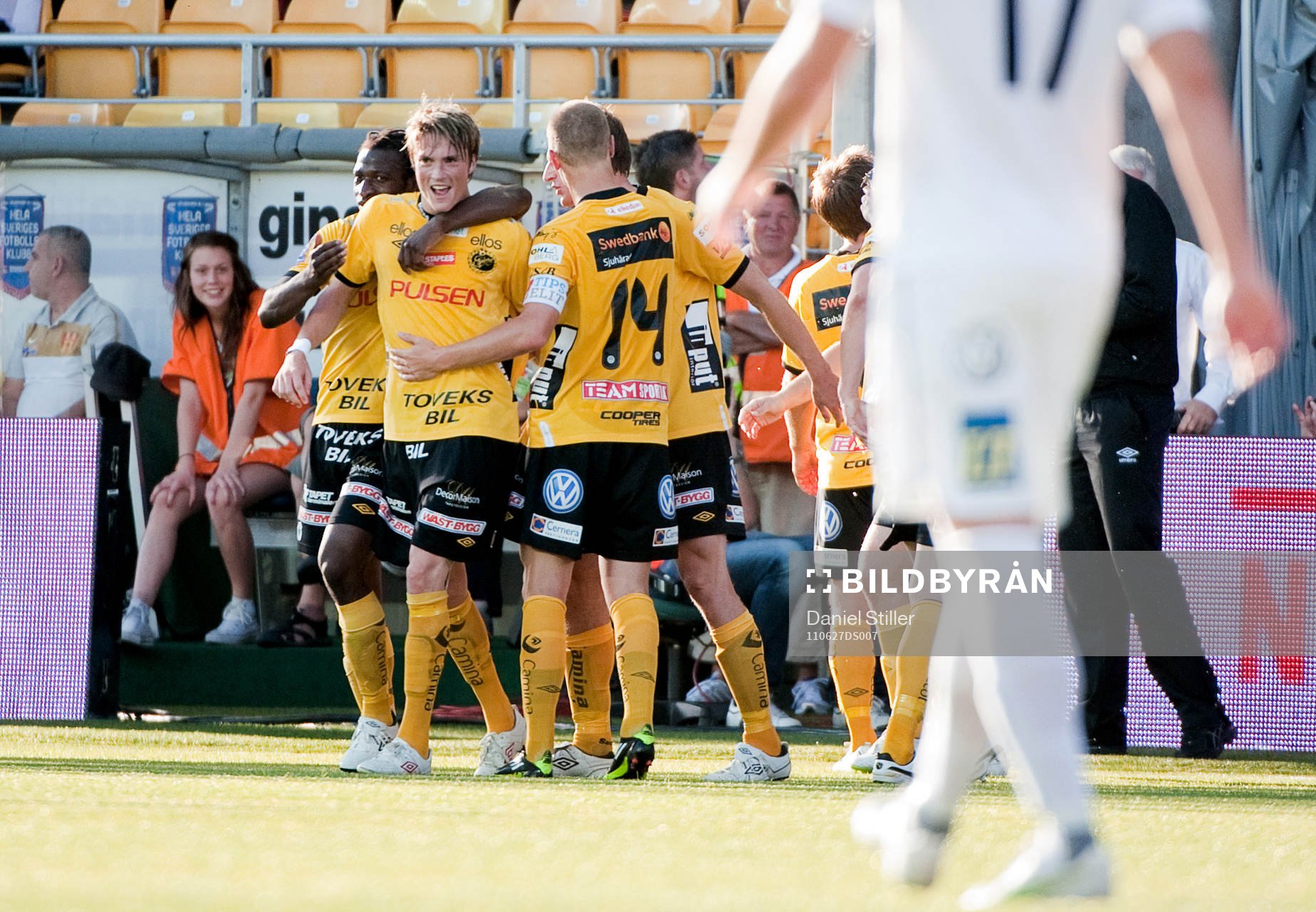 Lasse Nilsson, Elfsborg, gör 1-0, jubel