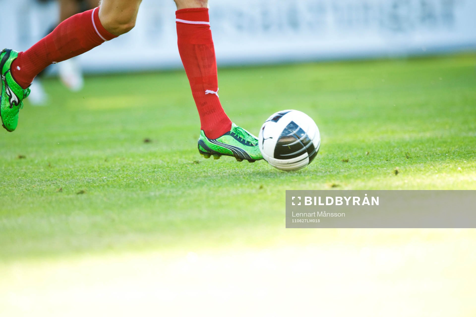 Genre, reklam, puma, ben, fot, boll
