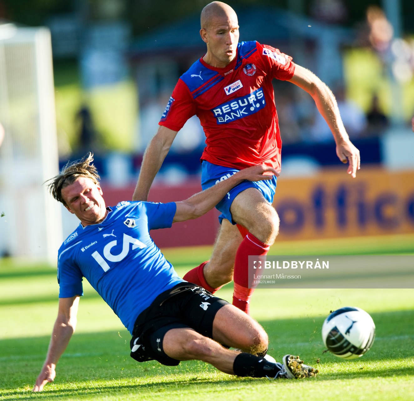 Christian Järdler, Halmstad, mot Mattias Lindström,
