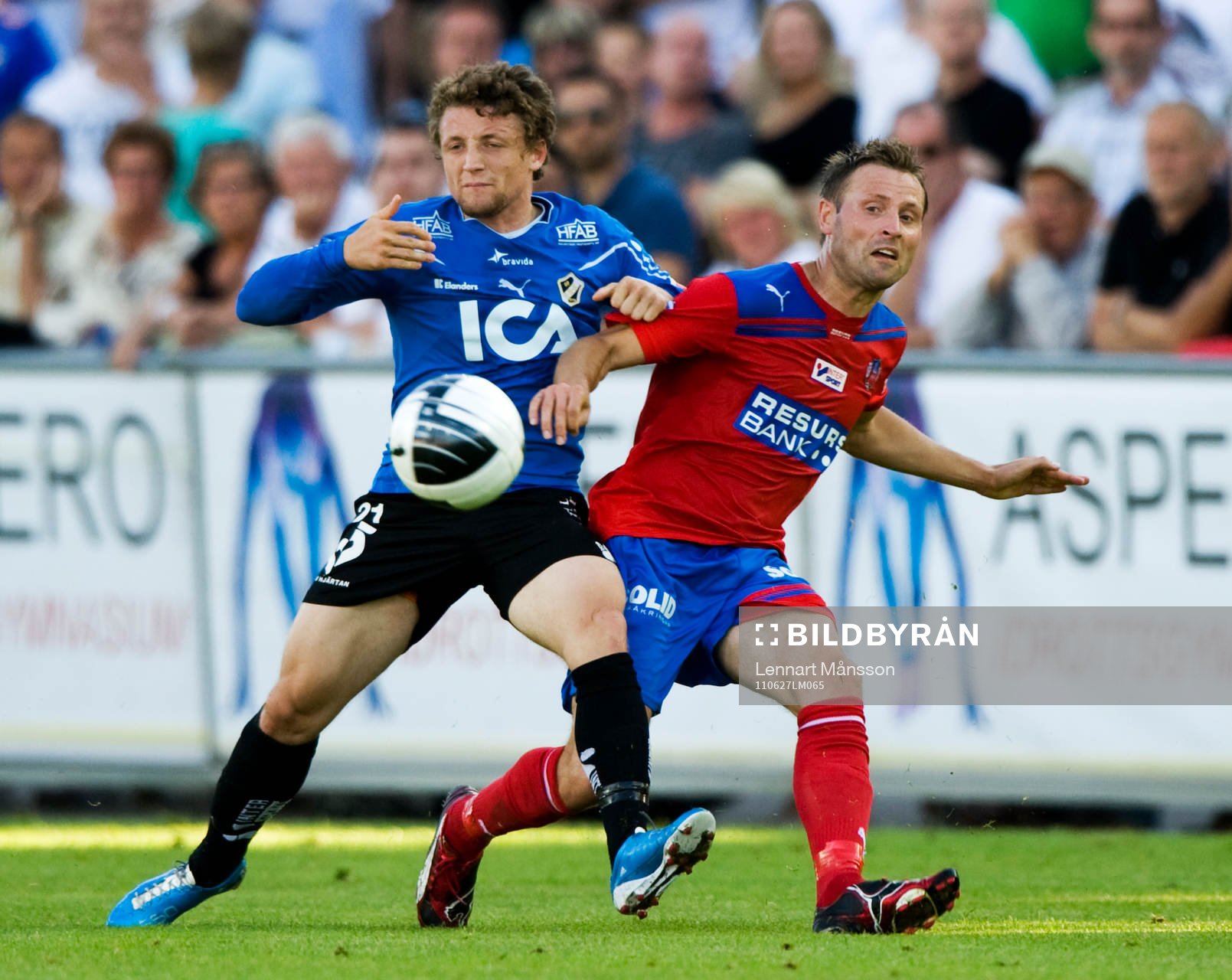 Kujtim Bala, Halmstad och Erik Wahlstedt, Helsingborg