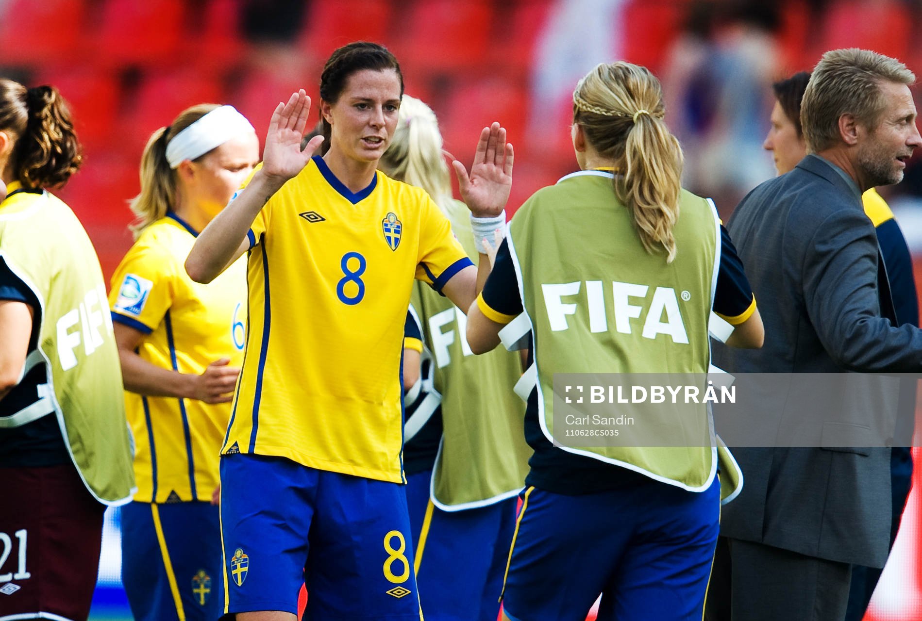 Lotta Schelin,  jubel