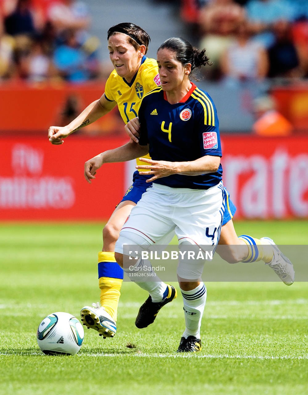 Therese Sjögran, Sverige, Diana Ospina, Colombia