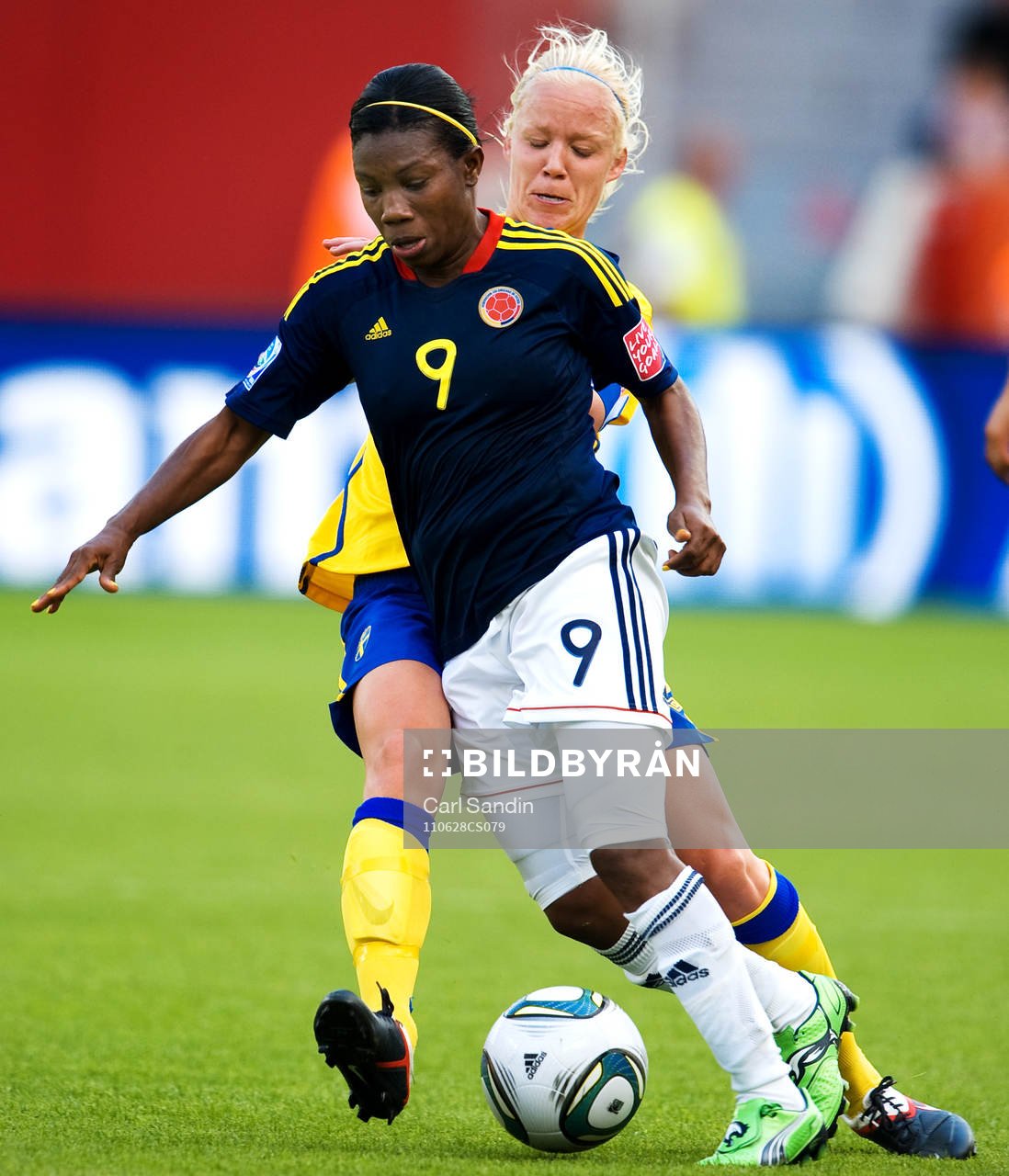 Carmen Rodallega, Colombia, Caroline Seger, Sverige