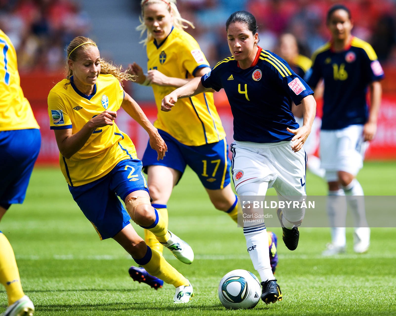 Charlotte Rohlin, Sverige, Diana Ospina, Colombia