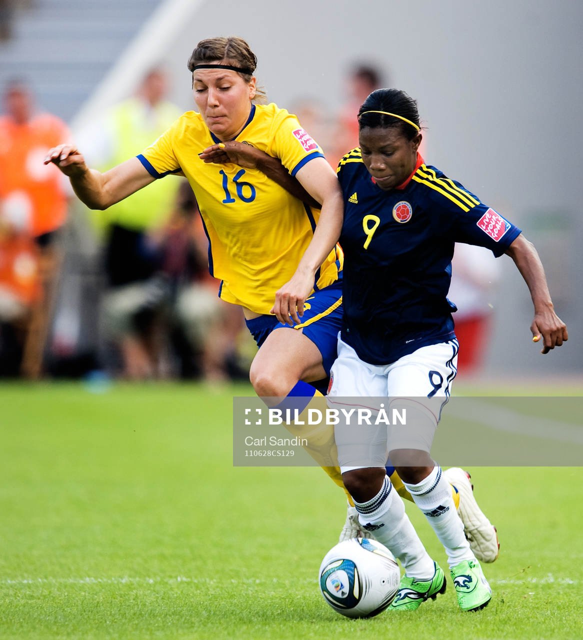 Linda Forsberg, Sverige, Carmen Rodallega, Colombia