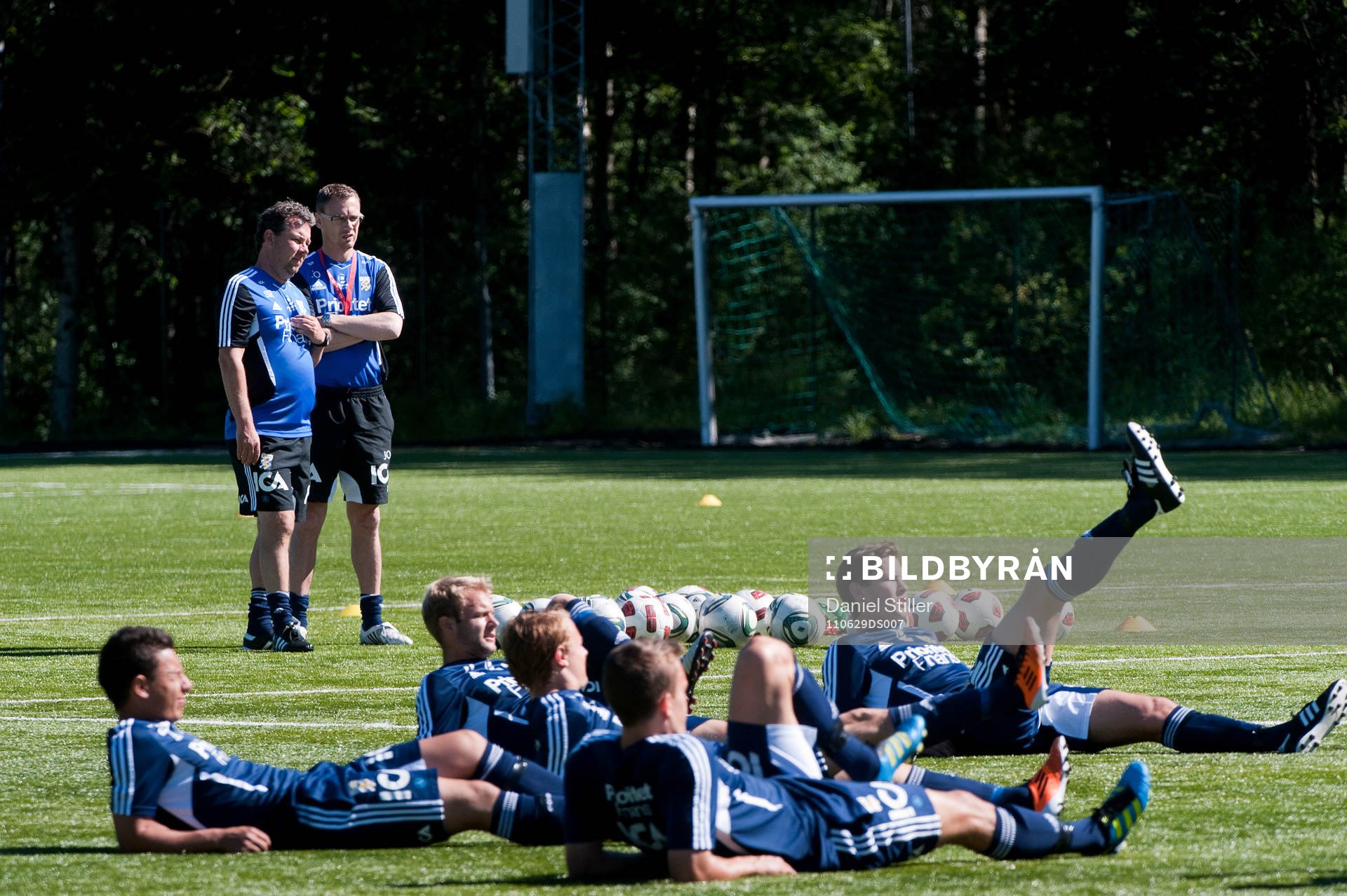 Jonas Olsson, tränare IFK Göteborg, Stefan Rehn,