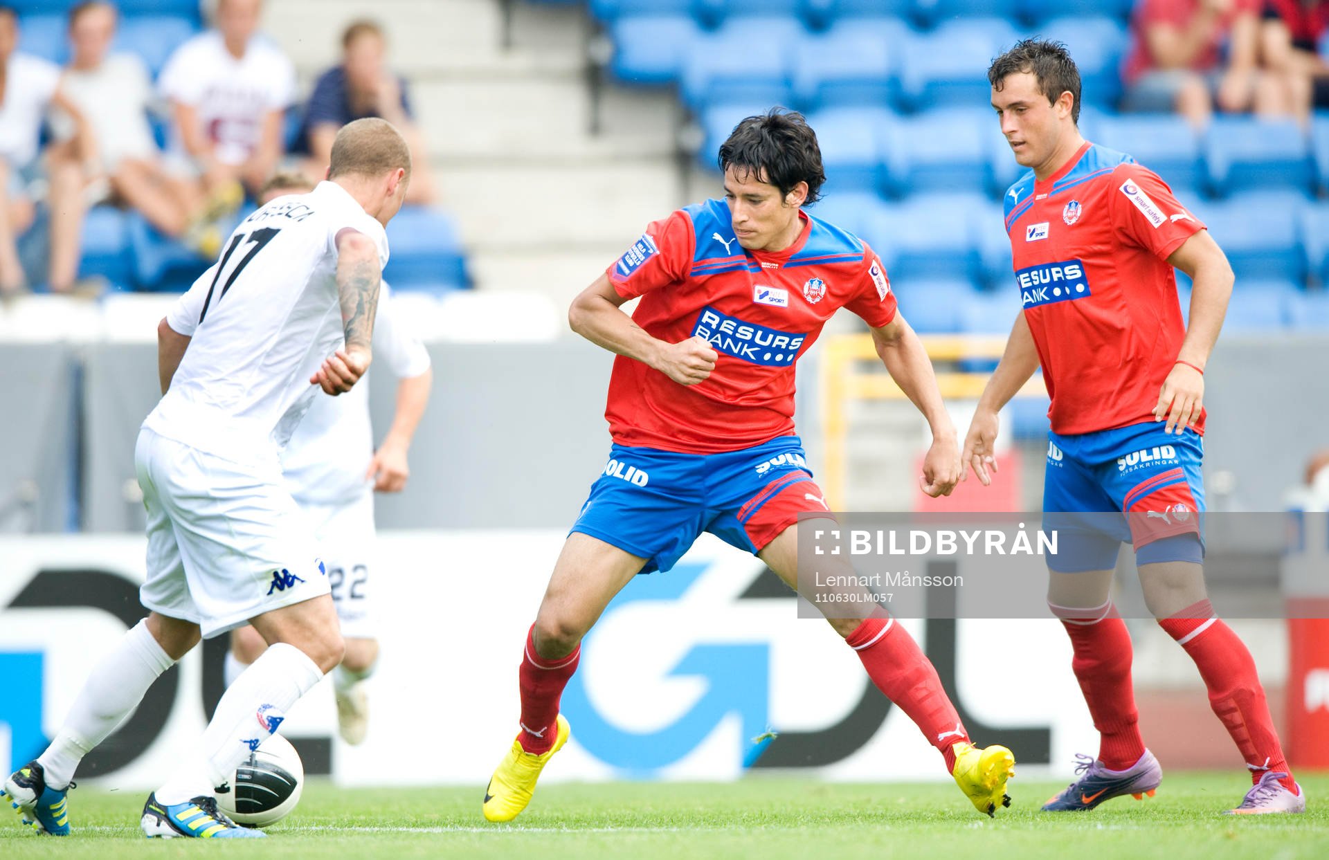De två provspelande argentinarna, Fernando Marquez och