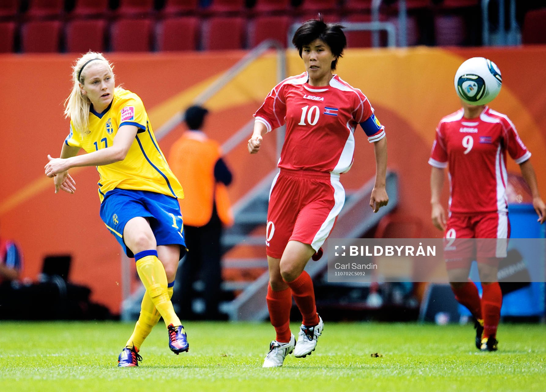 Lisa Dahlkvist, Sverige, Yun Mi Jo, Nordkorea