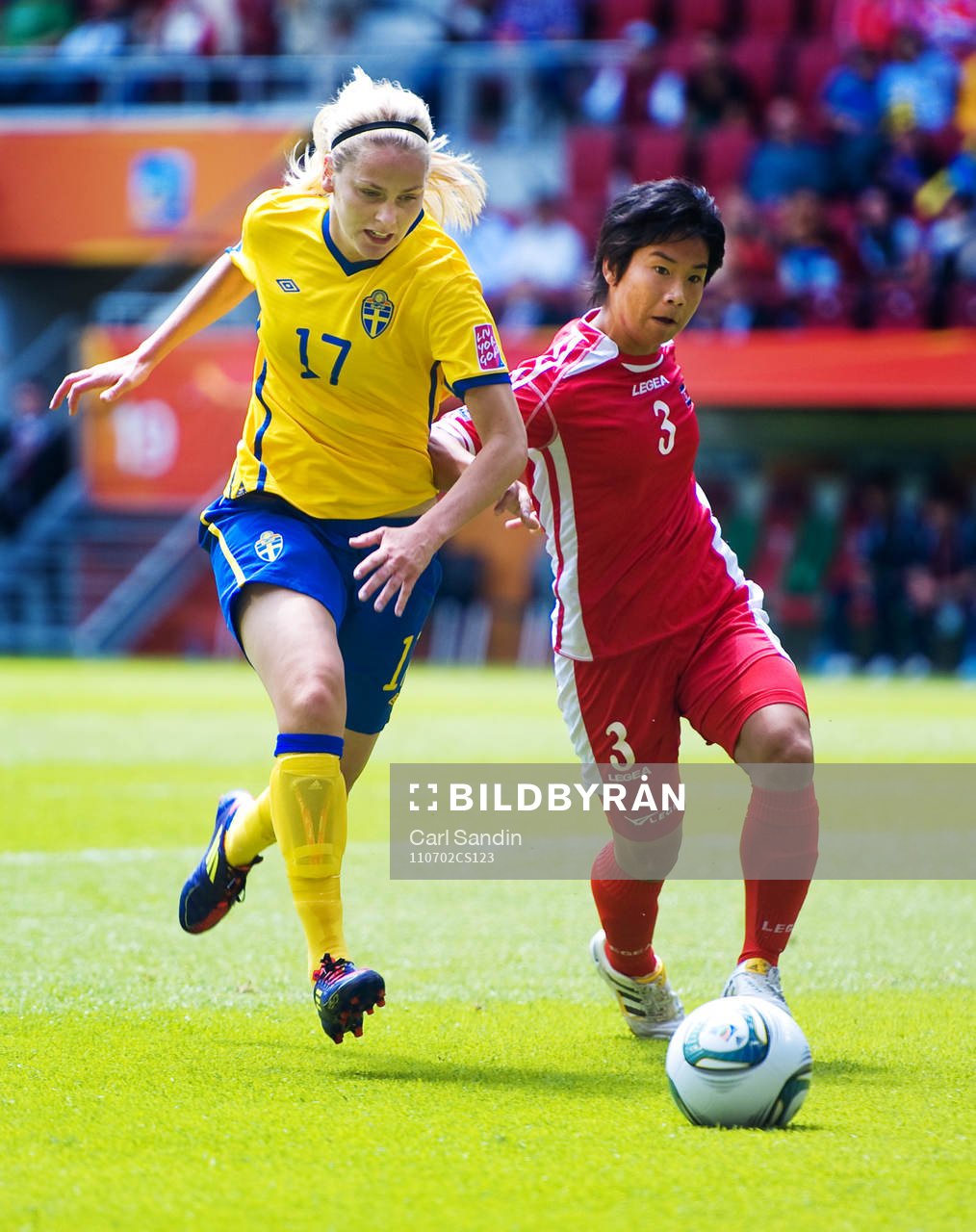 Lisa Dahlkvist, Sverige, Un Byol Ho, Nordkorea