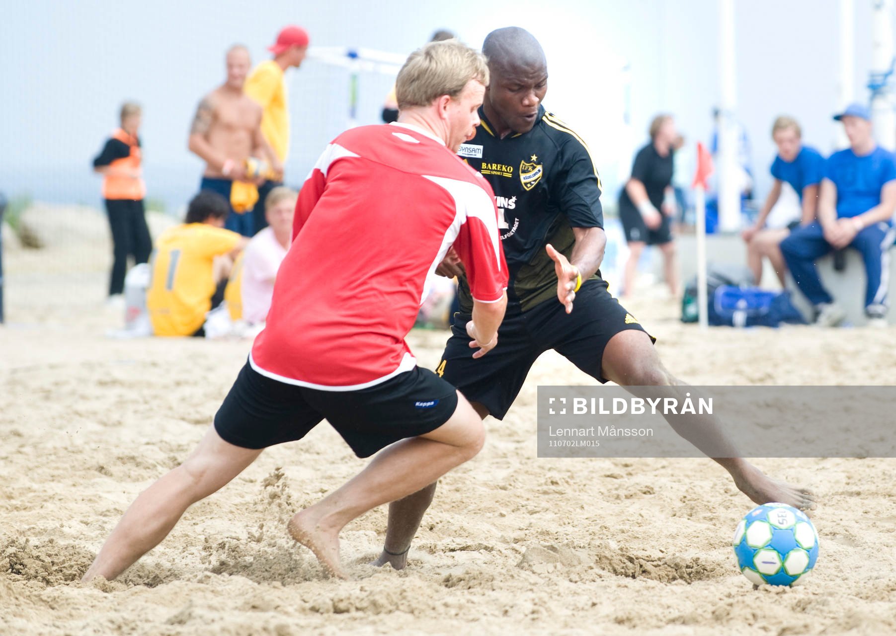 Beachfotboll, IFK Hässleholm - Norge: Tokelo Rantie,