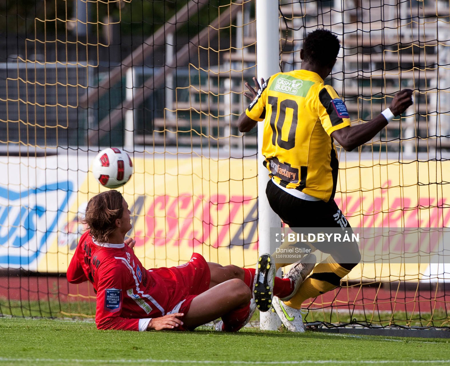 John Chibuike, Häcken, gör 1-0, William Leandersson,