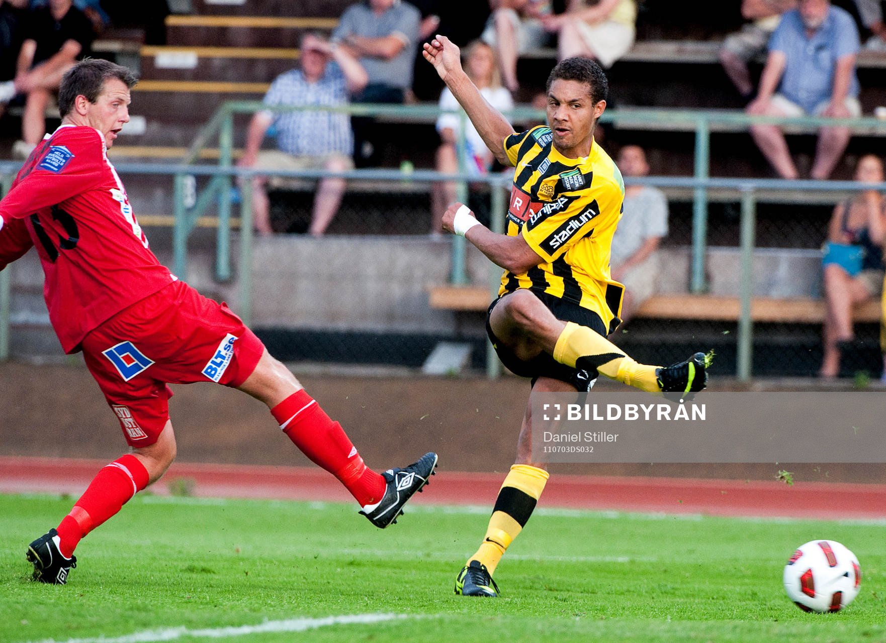 Mathias Ranégie, Häcken, gör 4-0, Daniel Nilsson,
