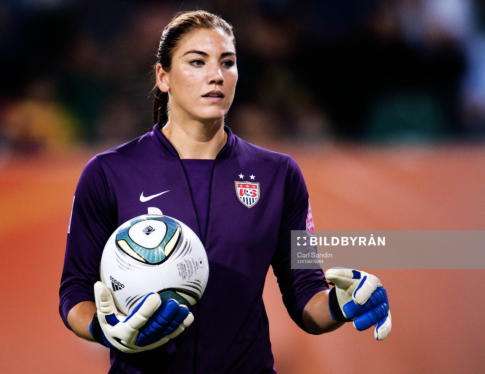 Hope Solo, målvakt, USA