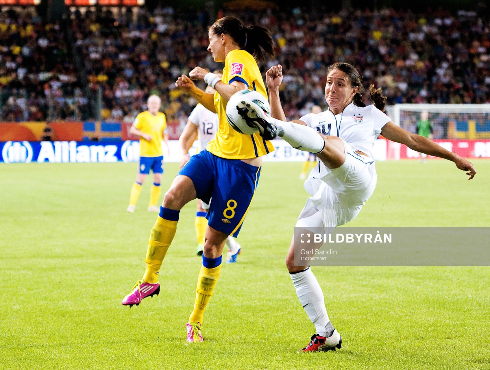 Lotta Schelin, Sverige, Stephanie Cox, USA