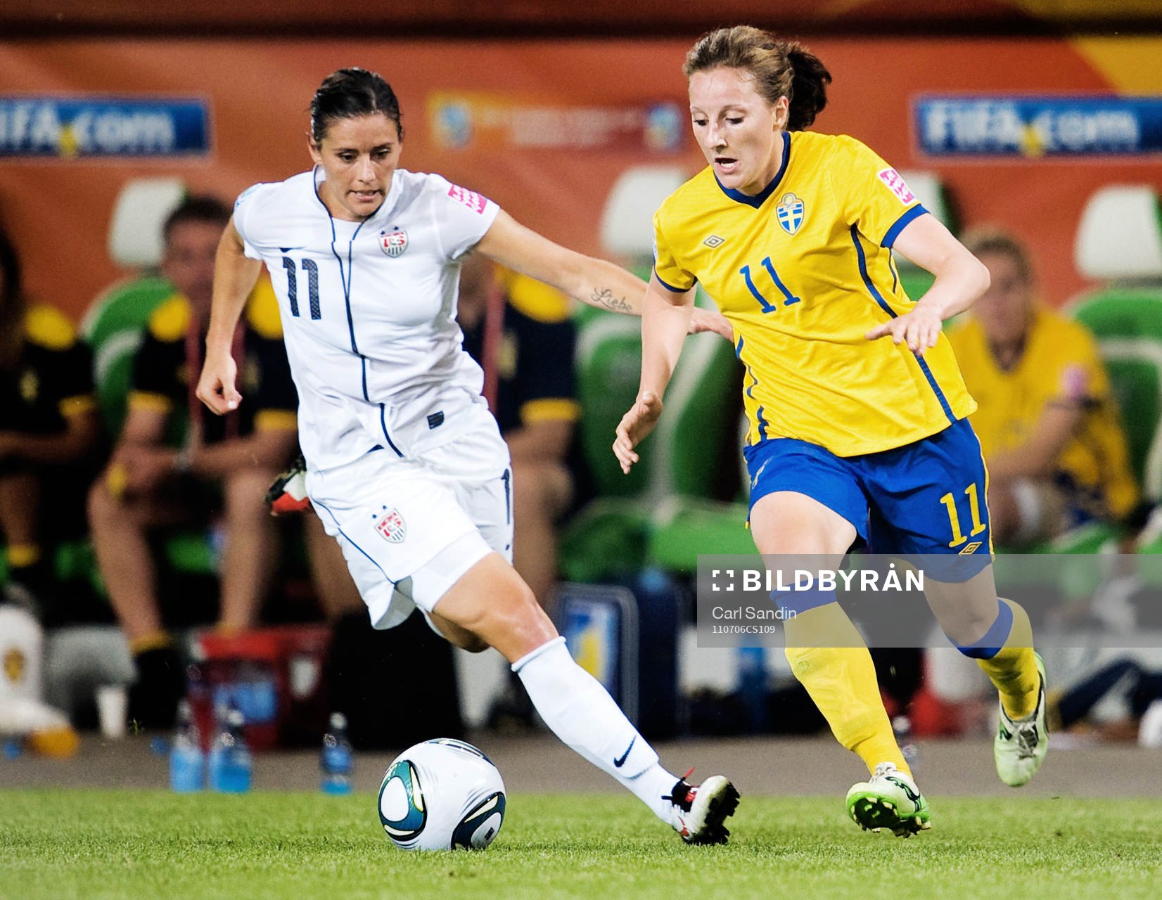 Alexandra Krieger, USA, Antonia Göransson, Sverige