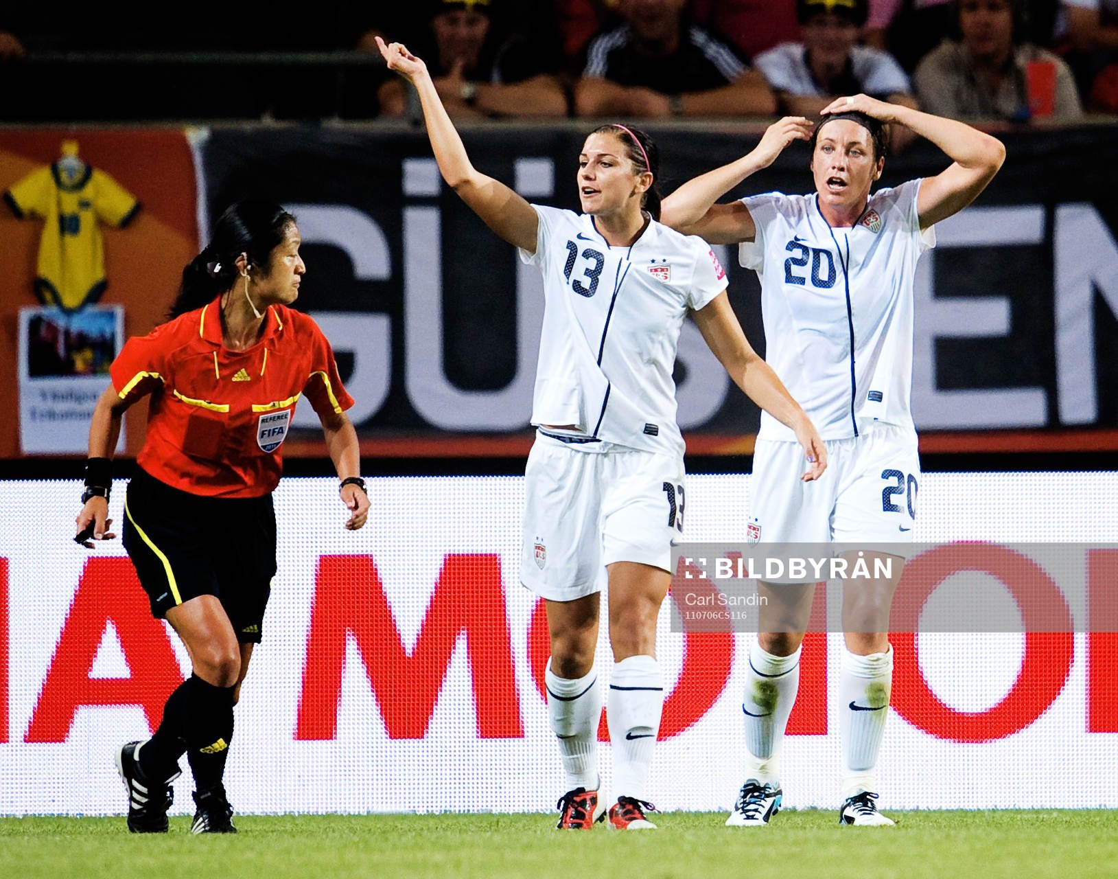 Alex Morgan, Abby Wambach, USA