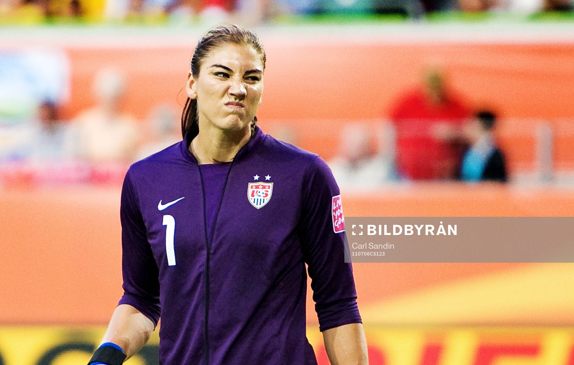 Hope Solo, målvakt, USA
