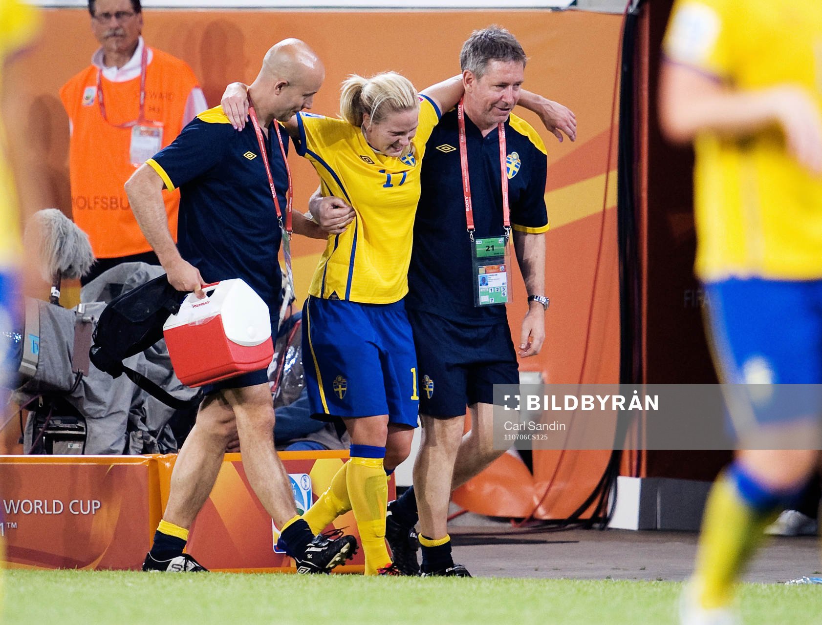 Lisa Dahlkvist, Sverige, skada
