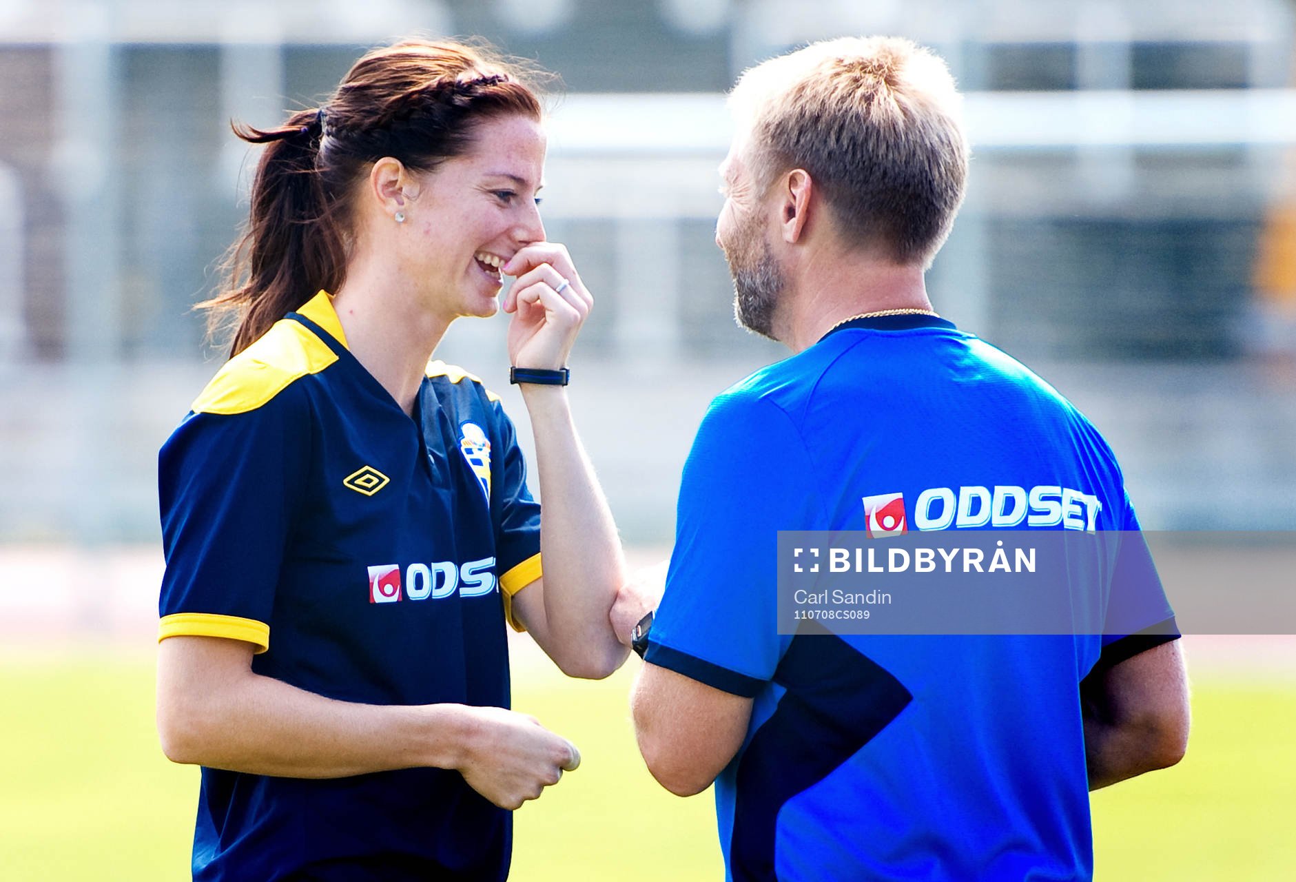 Lotta Schelin, Thomas Dennerby, förbundskapten