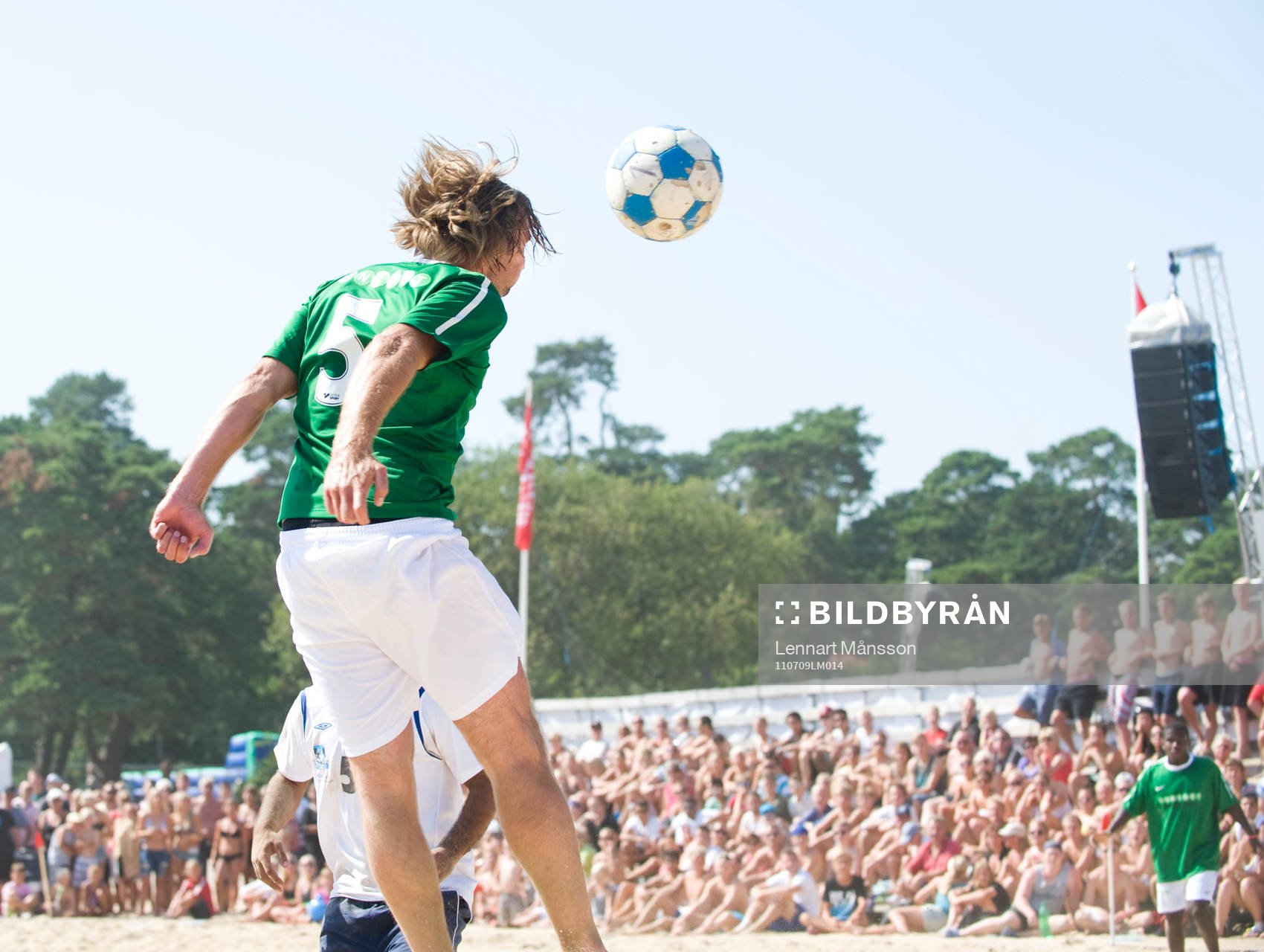 Fotboll, beachfotboll, kändislaget Unibet - Malmö