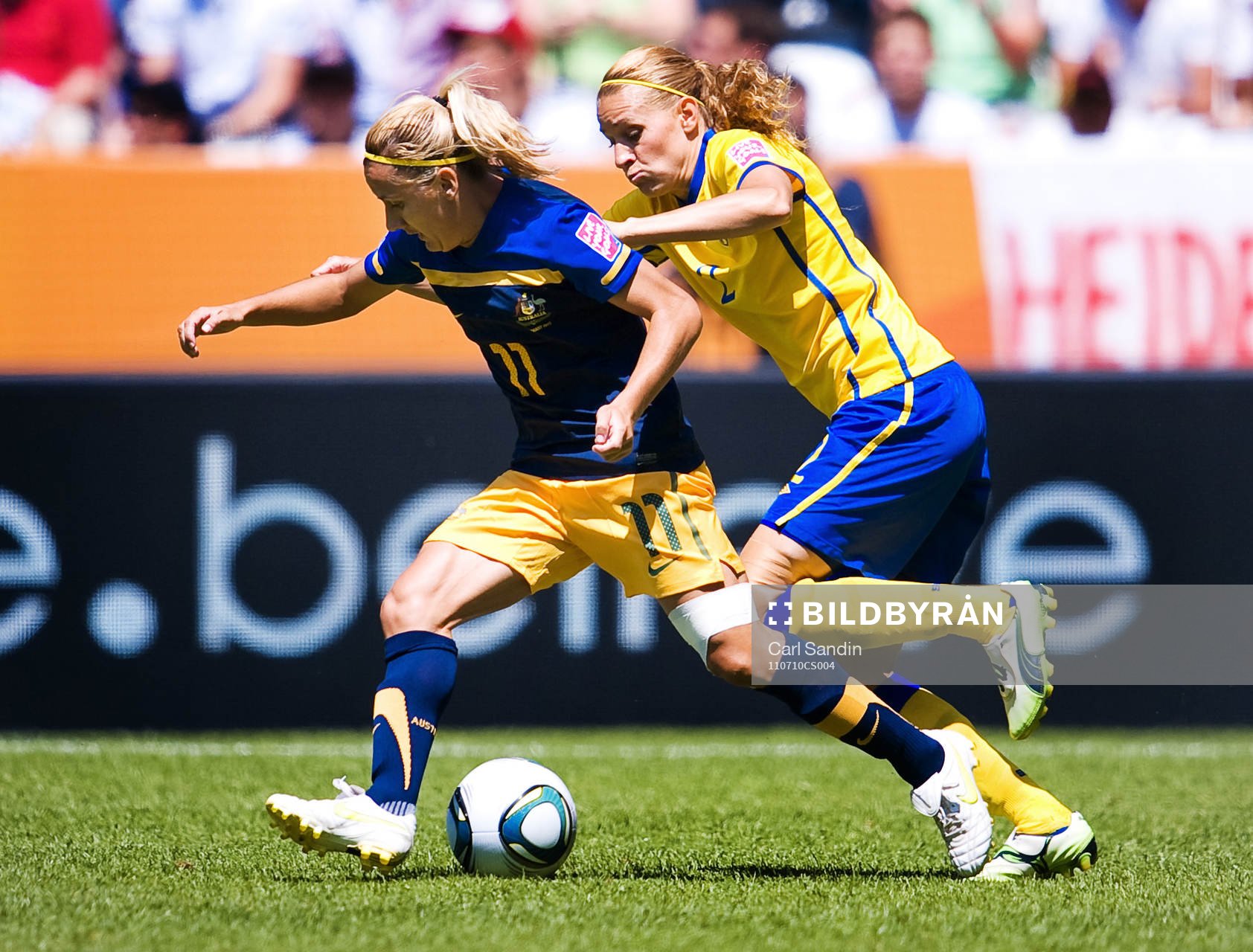 Lisa De Vanna, Australien, Charlotte Rohlin, Sverige