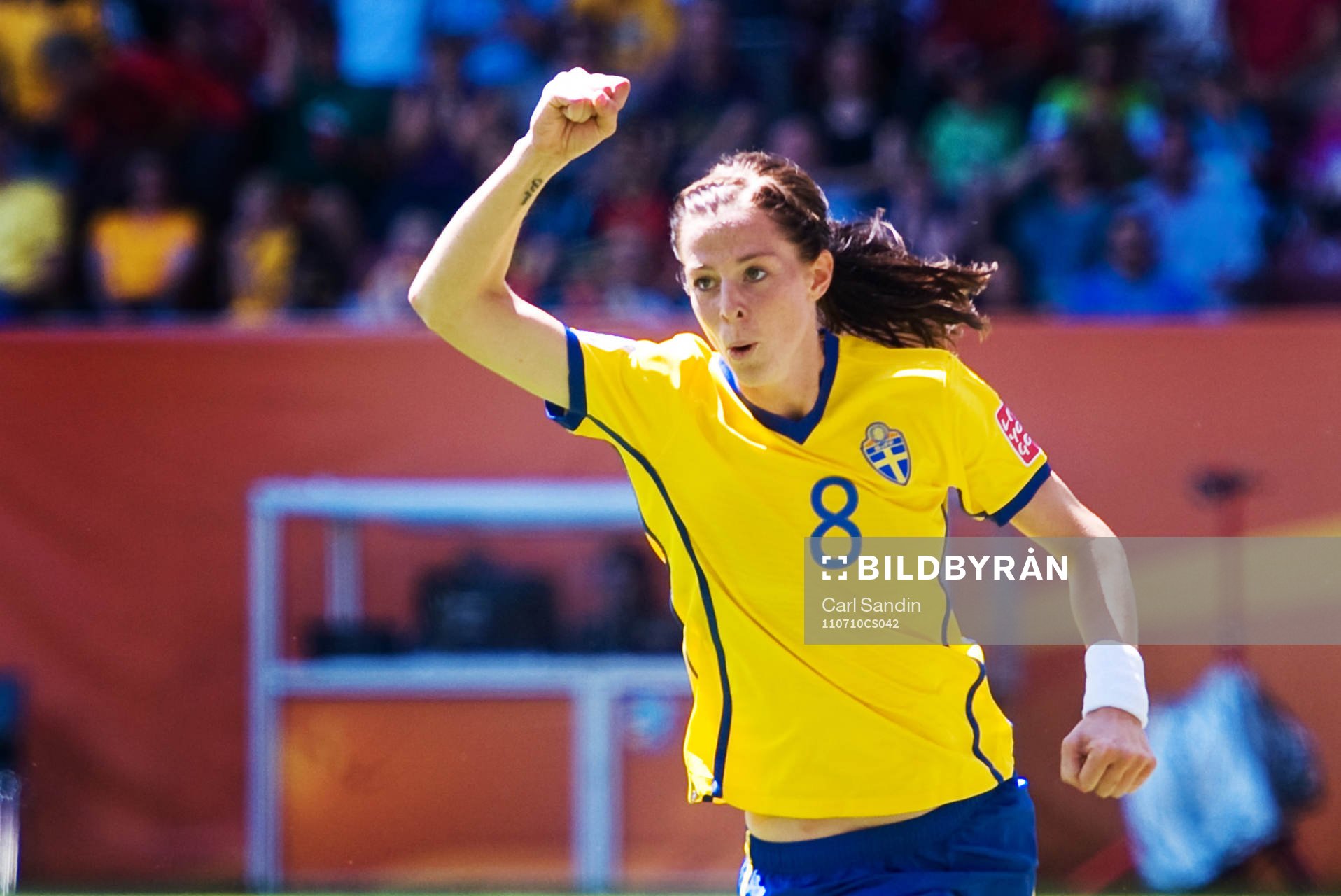 Lotta Schelin, Sverige, jubel