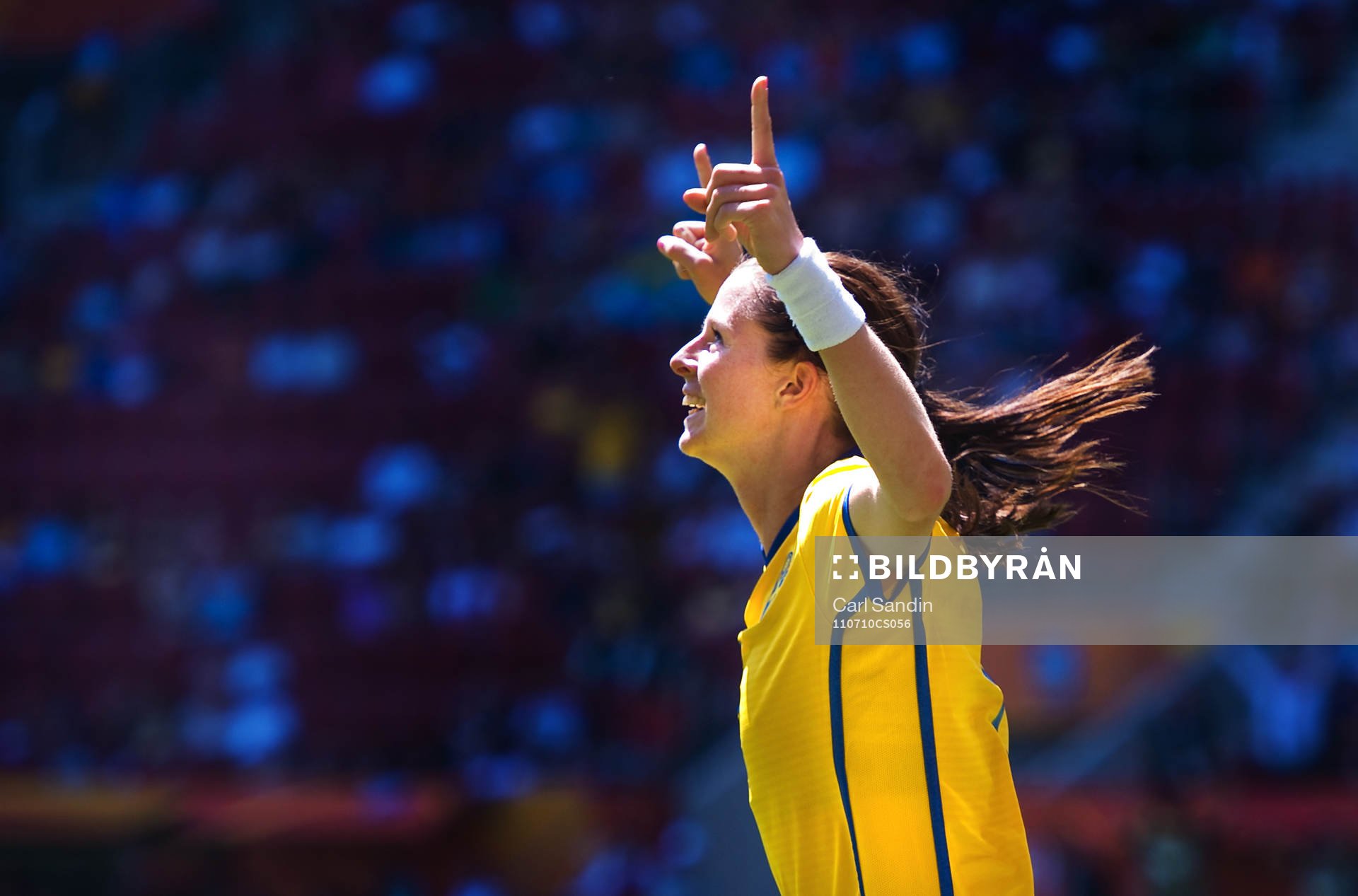 Lotta Schelin, Sverige, jubel