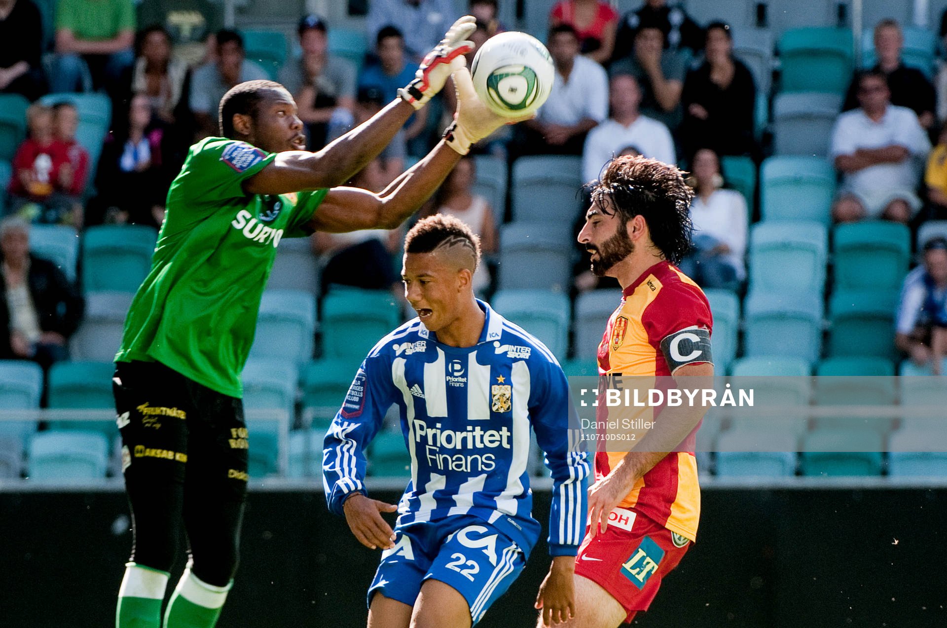 Ahmet Özdemirok, Dwayne Miller, målvakt Syrianska, Tobias
