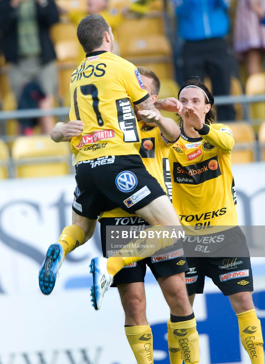 3-0 Anders Svensson, som grattas av James Keene och Niklas