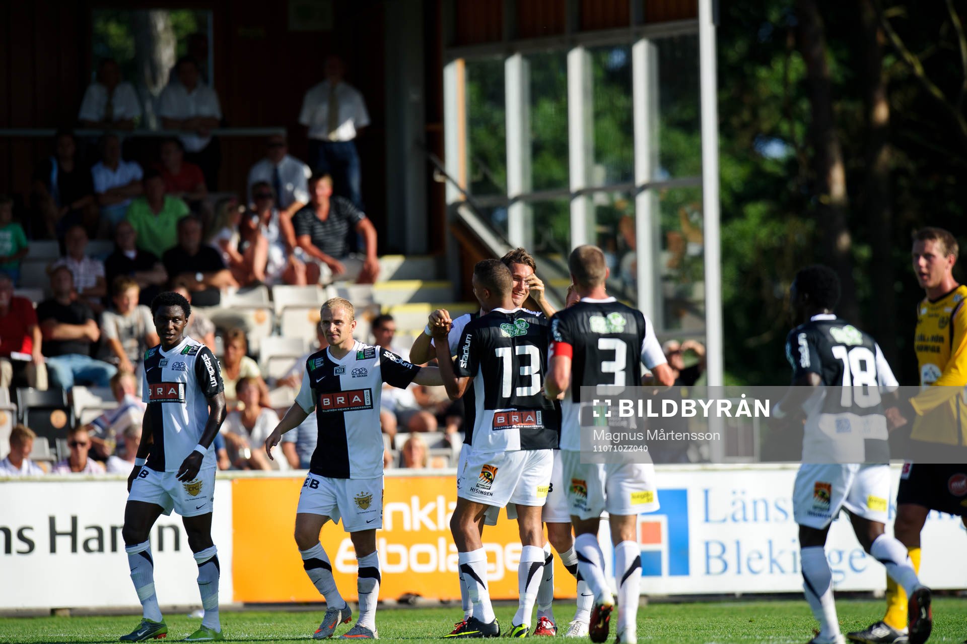 Peter Nyström gör 1-2 till Häcken, jubel