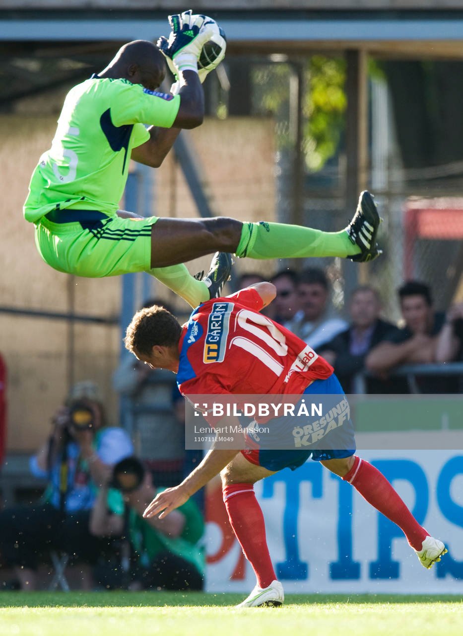 Alexander Gerndt, Helsingborg och Pa Dembo Touray,