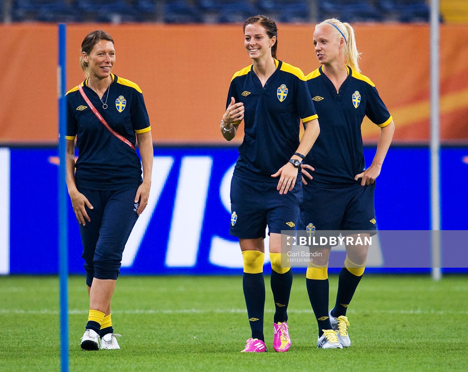 Karin Schröder, sjukgymnast, Lotta Schelin, Caroline Seger