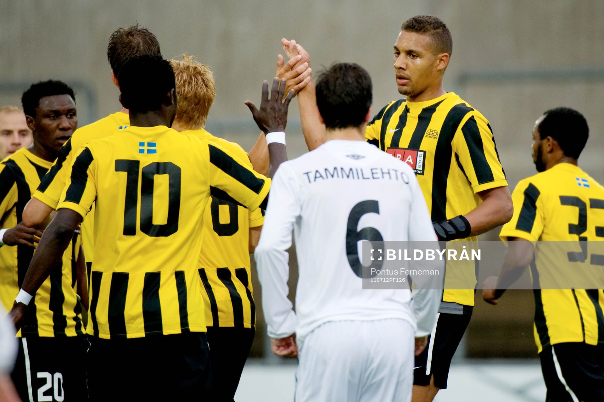 Mathias Ranegie, Häcken, jubel, 1-0, straff