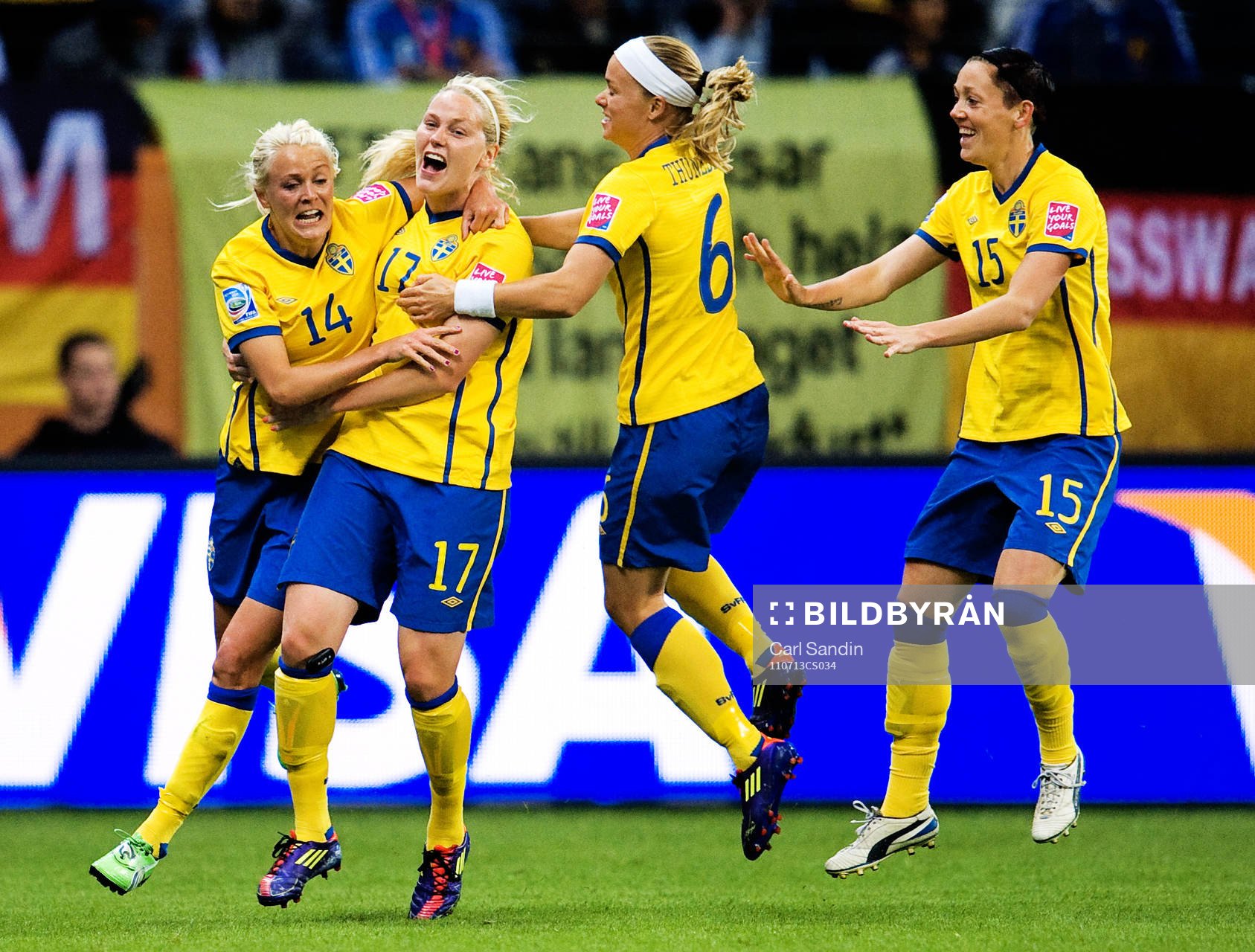 Josefine Öqvist, Lisa Dahlkvist, Sara Thunebro, Therese
