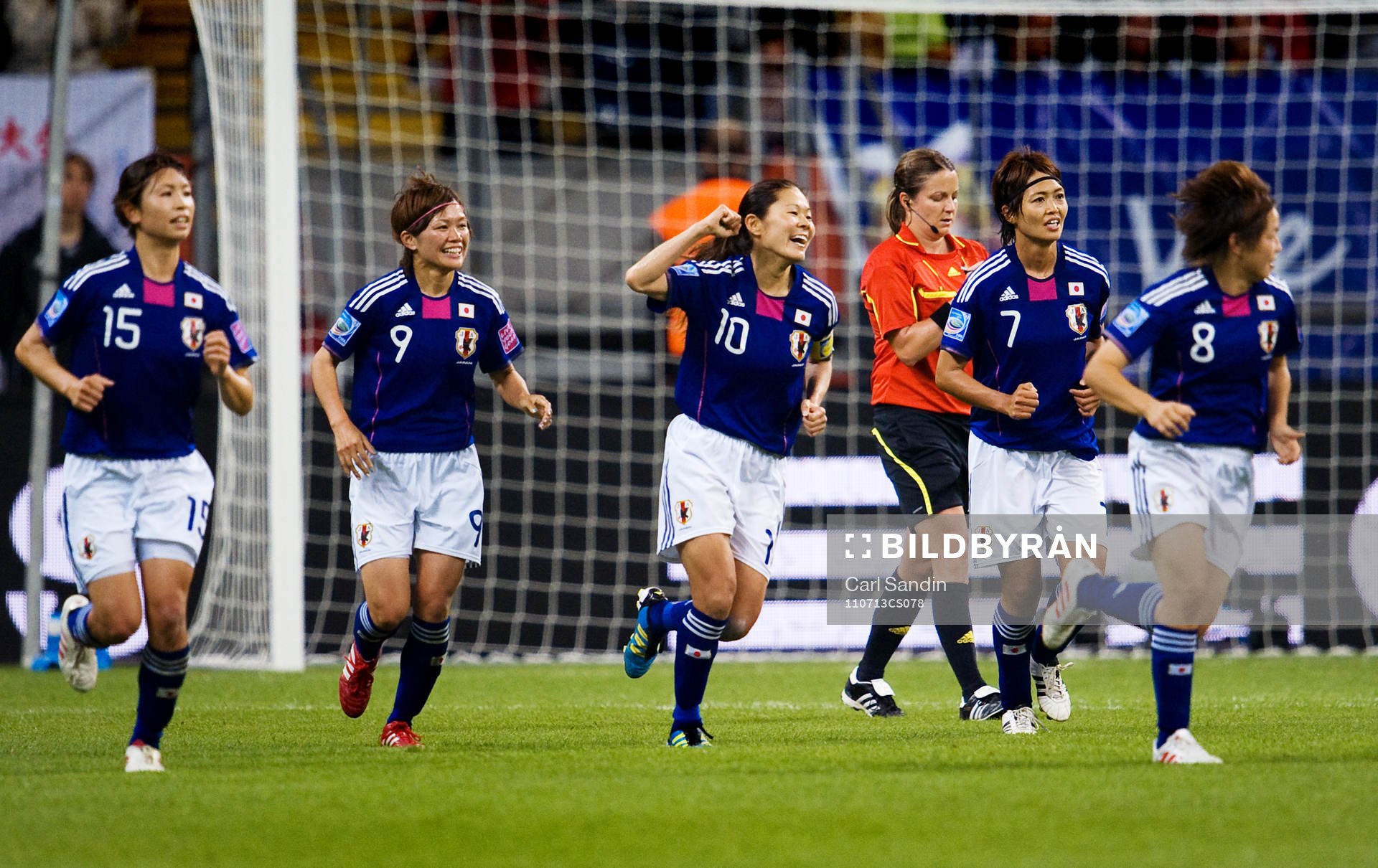 Homare Sawa, Japan, jubel