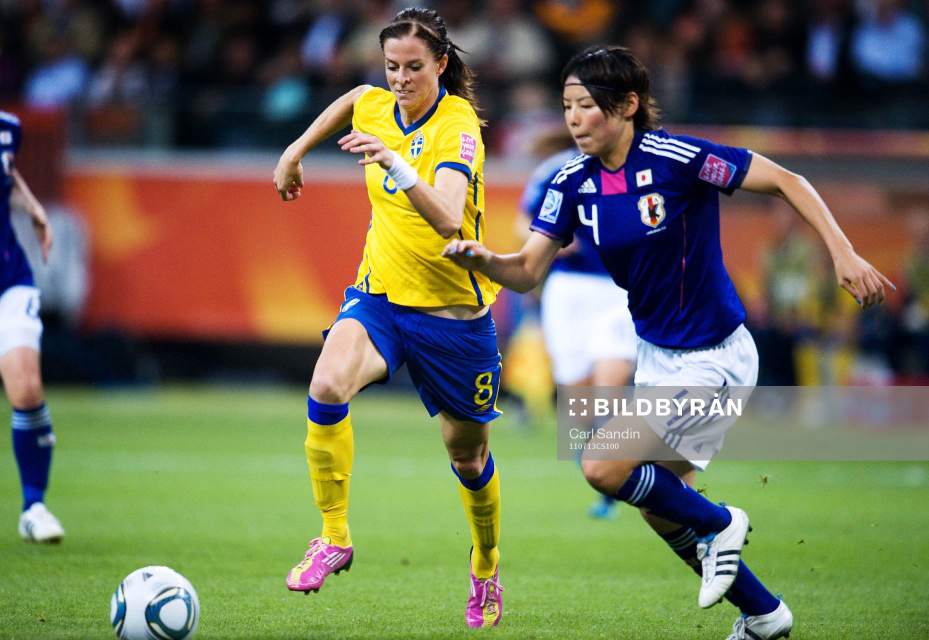 Lotta Schelin, Sverige, Saki Kumagai, Japan