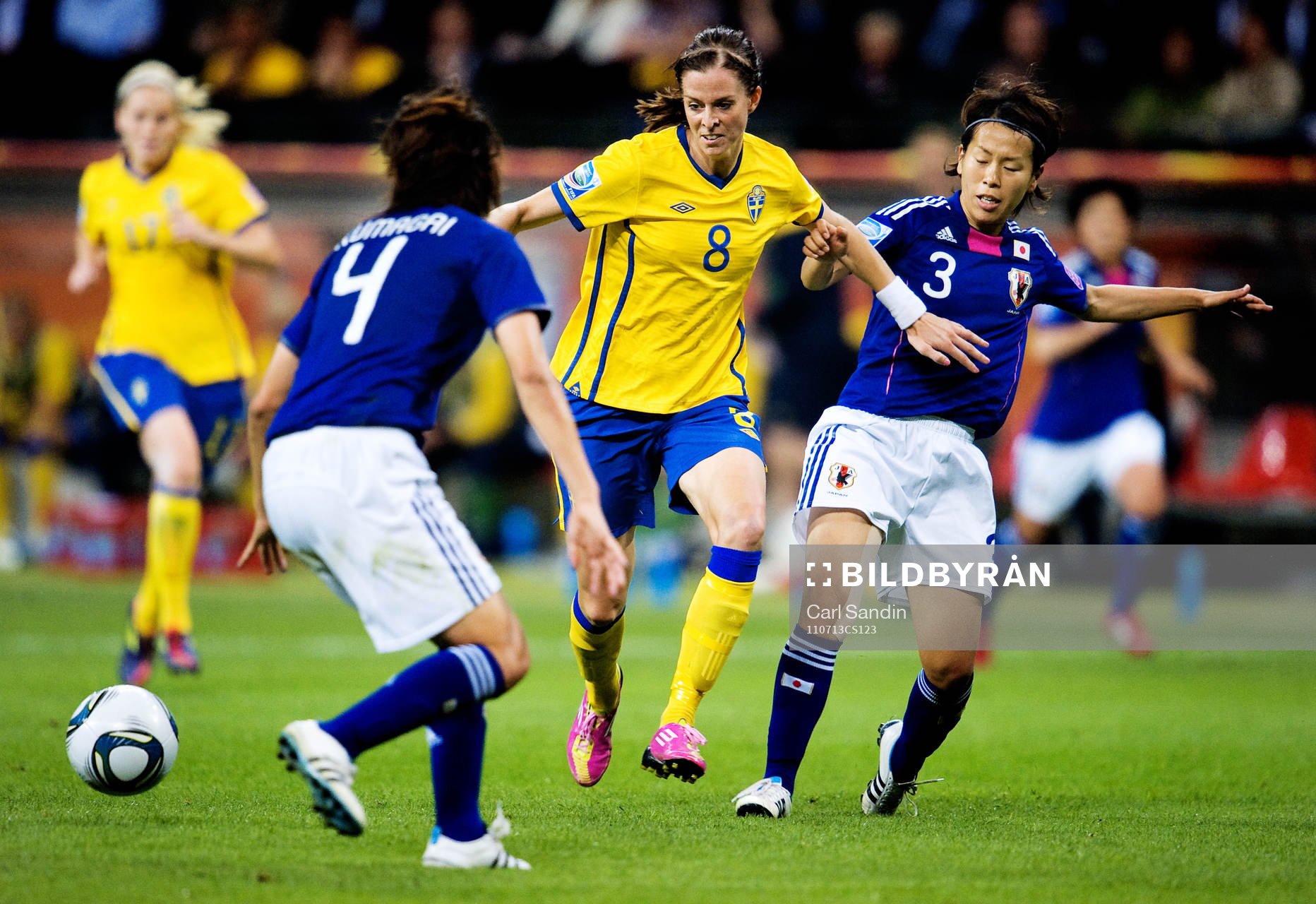 Lotta Schelin, Sverige, Azusa Iwashimizu, Japan