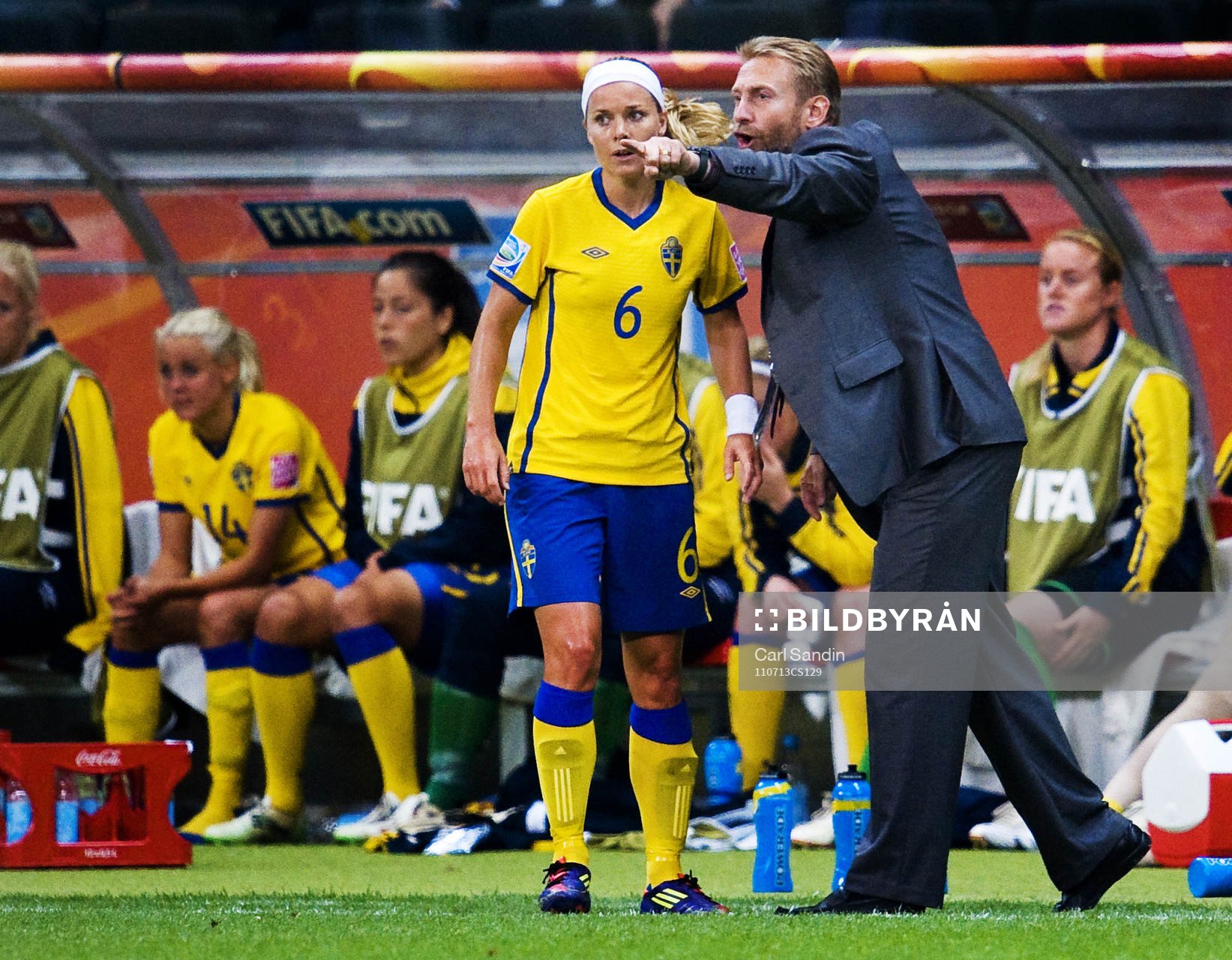 Sara Thunebro, Thomas Dennerby, förbundskapten, Sverige
