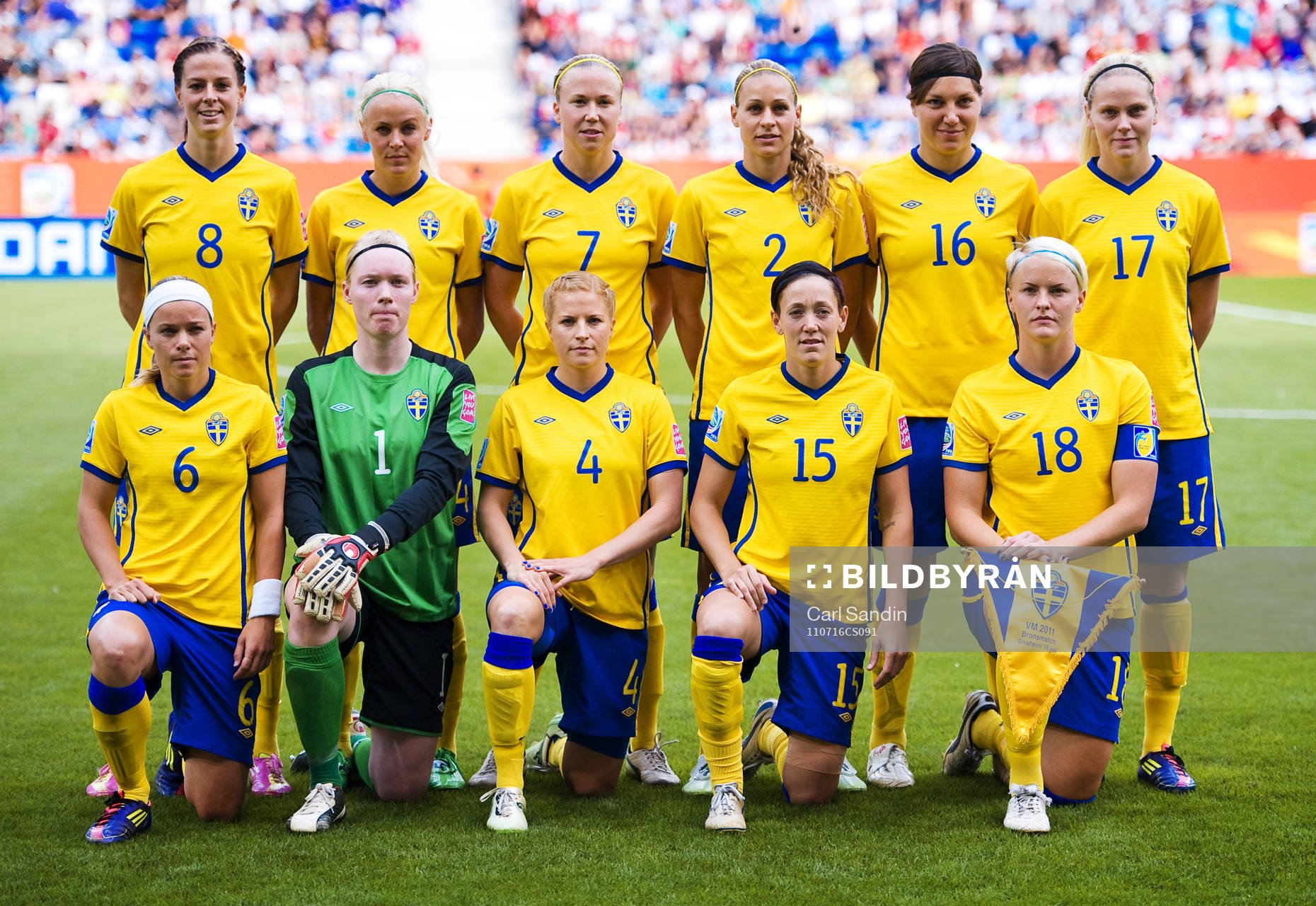 Lotta Schelin, Josefine Öqvist, Sara Larsson, Charlotte